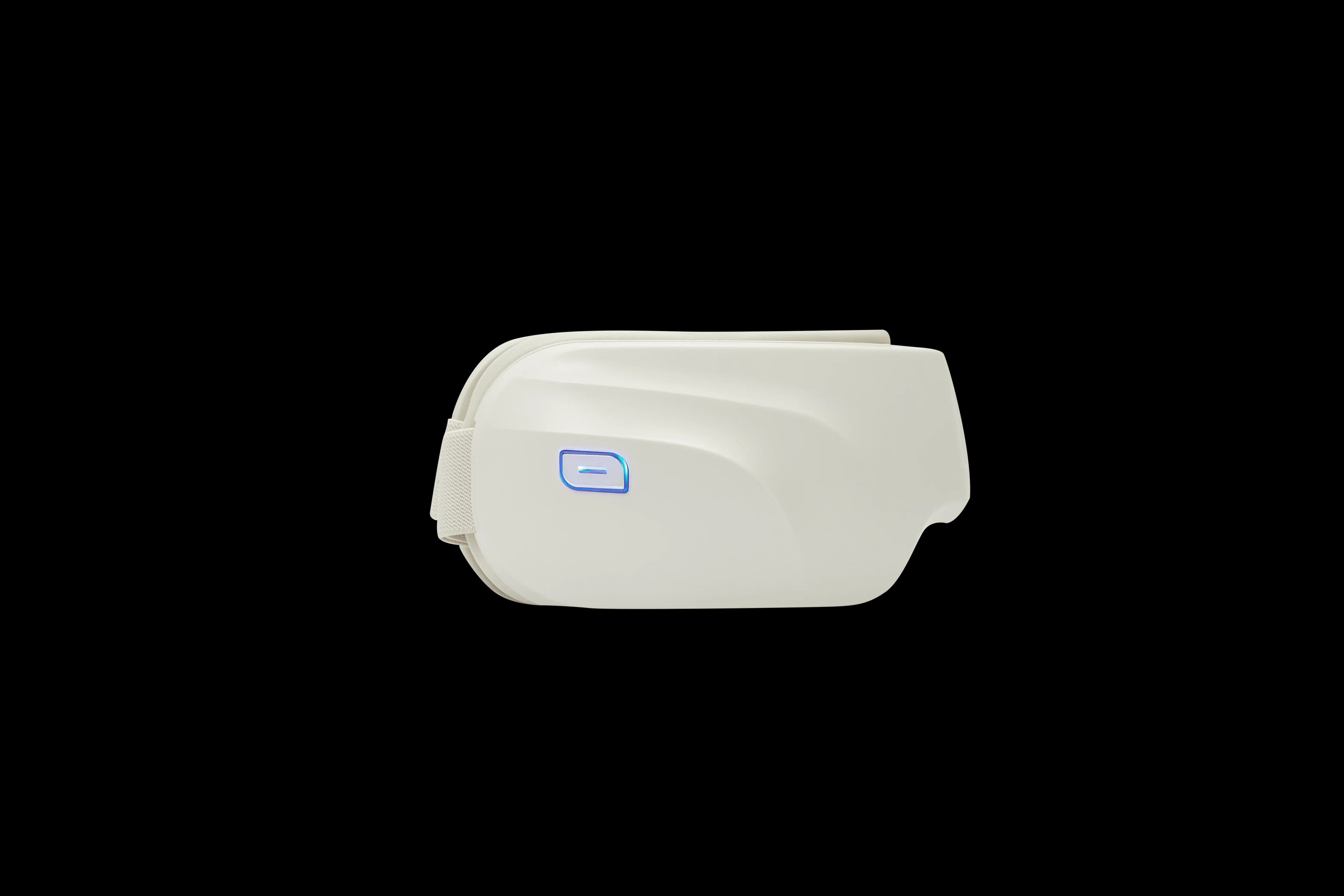 Porodo Rechargeable Eye Massager With Heat & Bluetooth Music - White 3