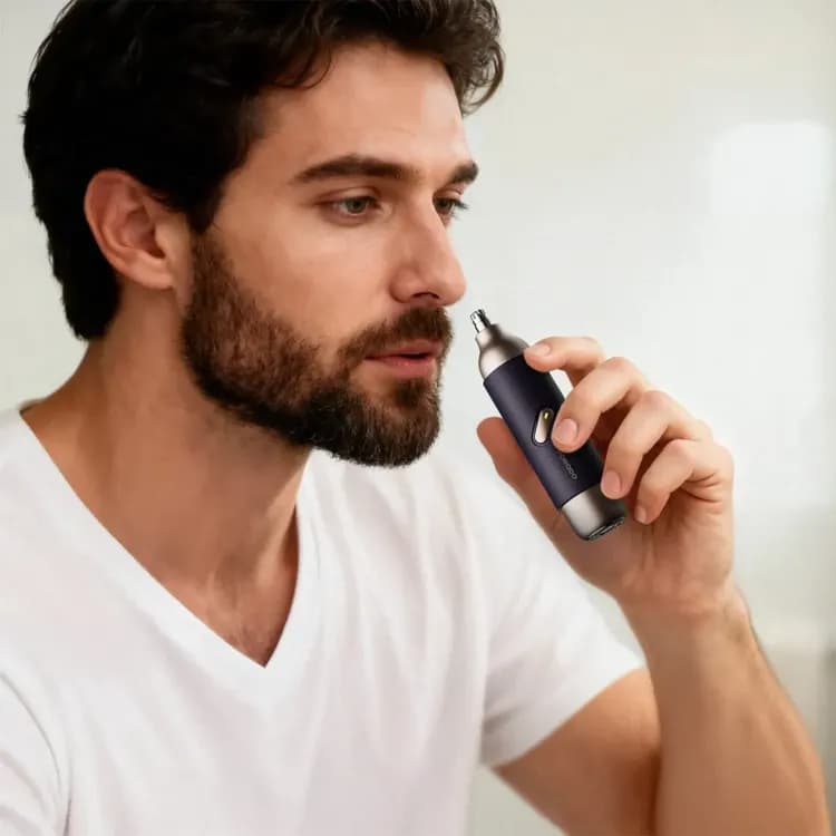 Porodo Electric Shaver 2-in-1 - Dual-Head, Built-in Light, Violet 2