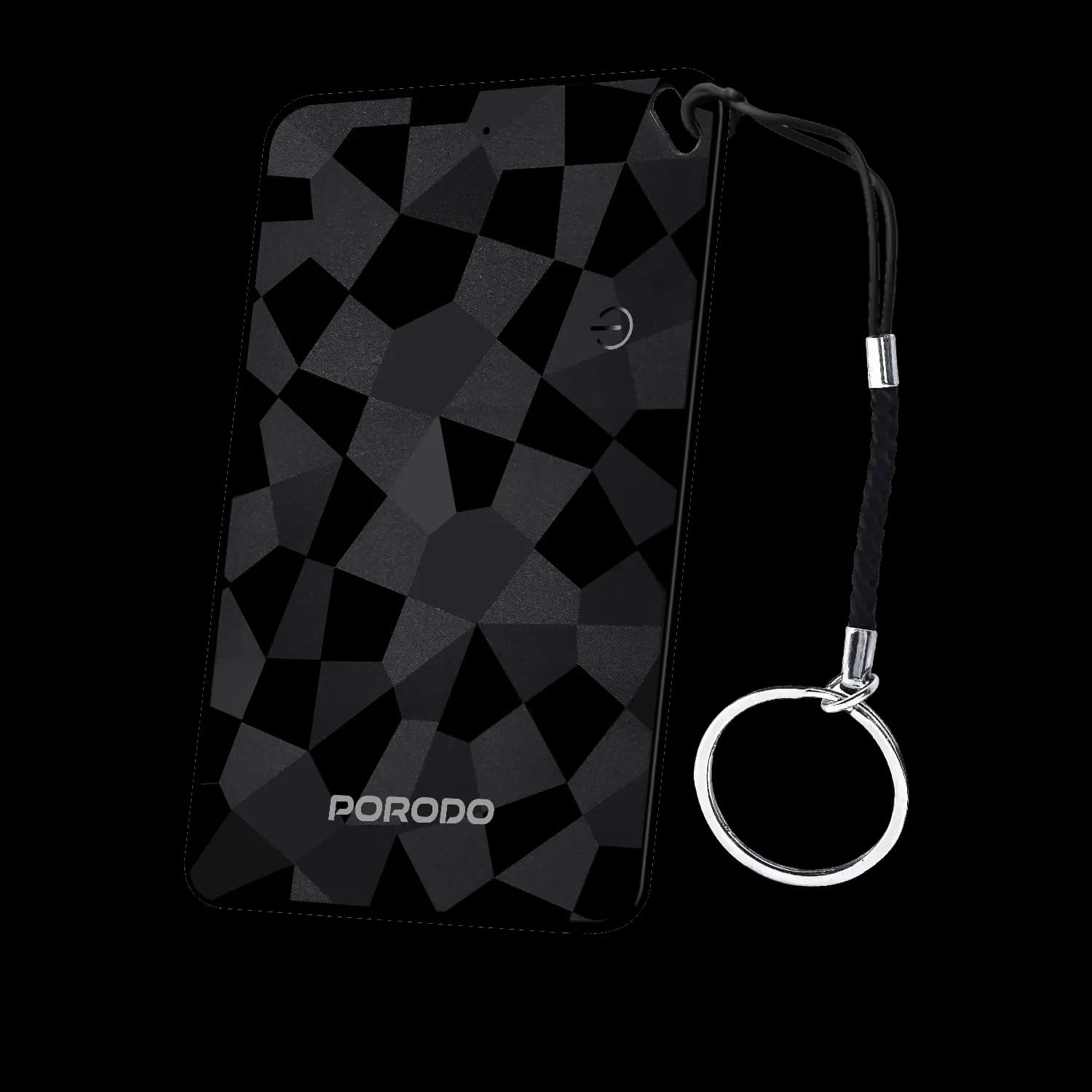 Porodo Smart Card Finder Findora II - Bluetooth 5.2, Black 1 Porodo Smart Card Finder Findora II - Bluetooth 5.2, Black 1