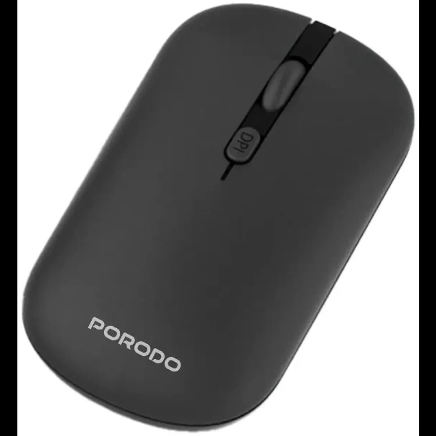 Porodo Keyboard & Mouse Set - 6-in-1, Dual Connectivity, Black 5