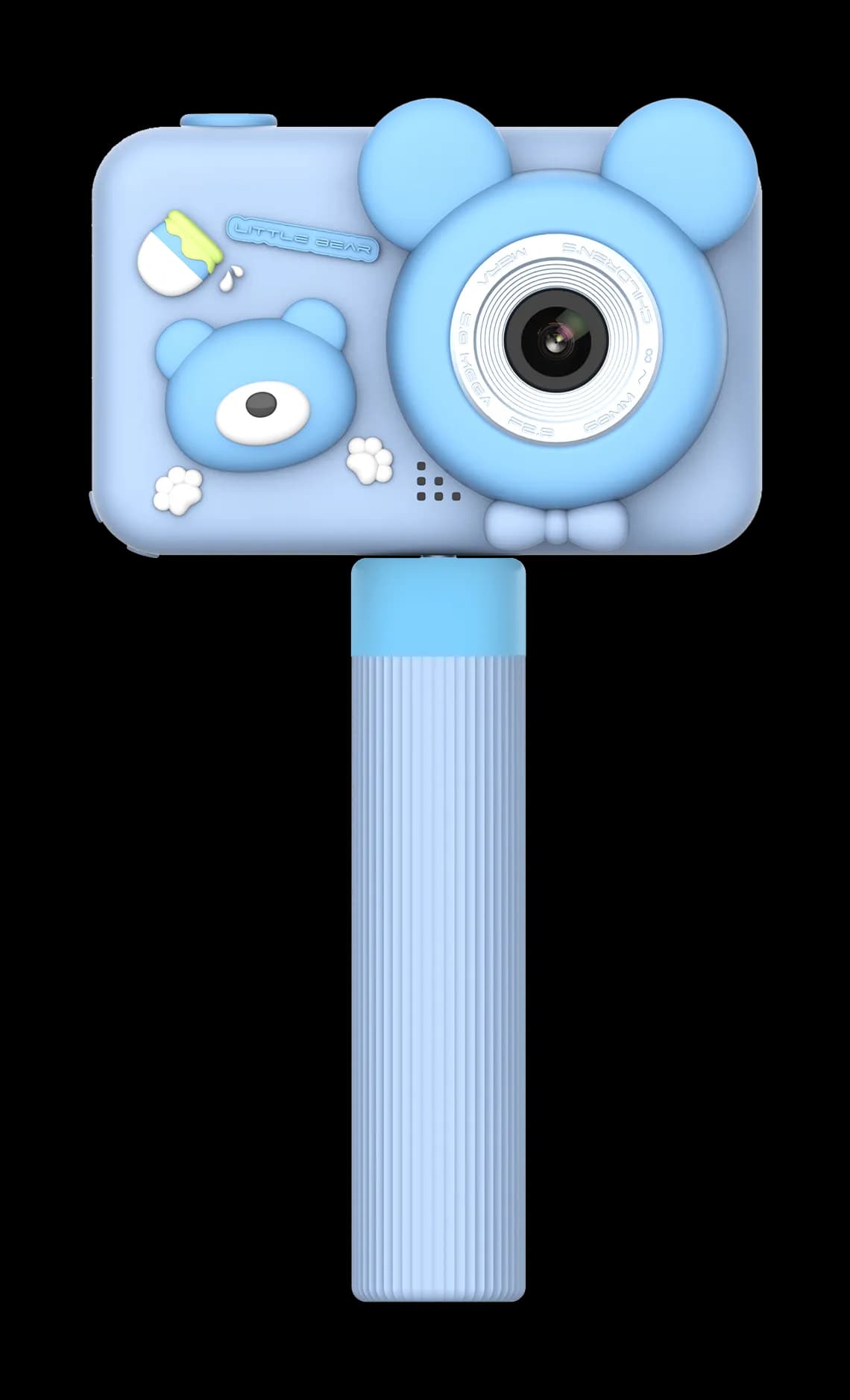 Porodo Kids Digital Camera with Tripod Stand 26MP 1080P 400mAh — Blue 2