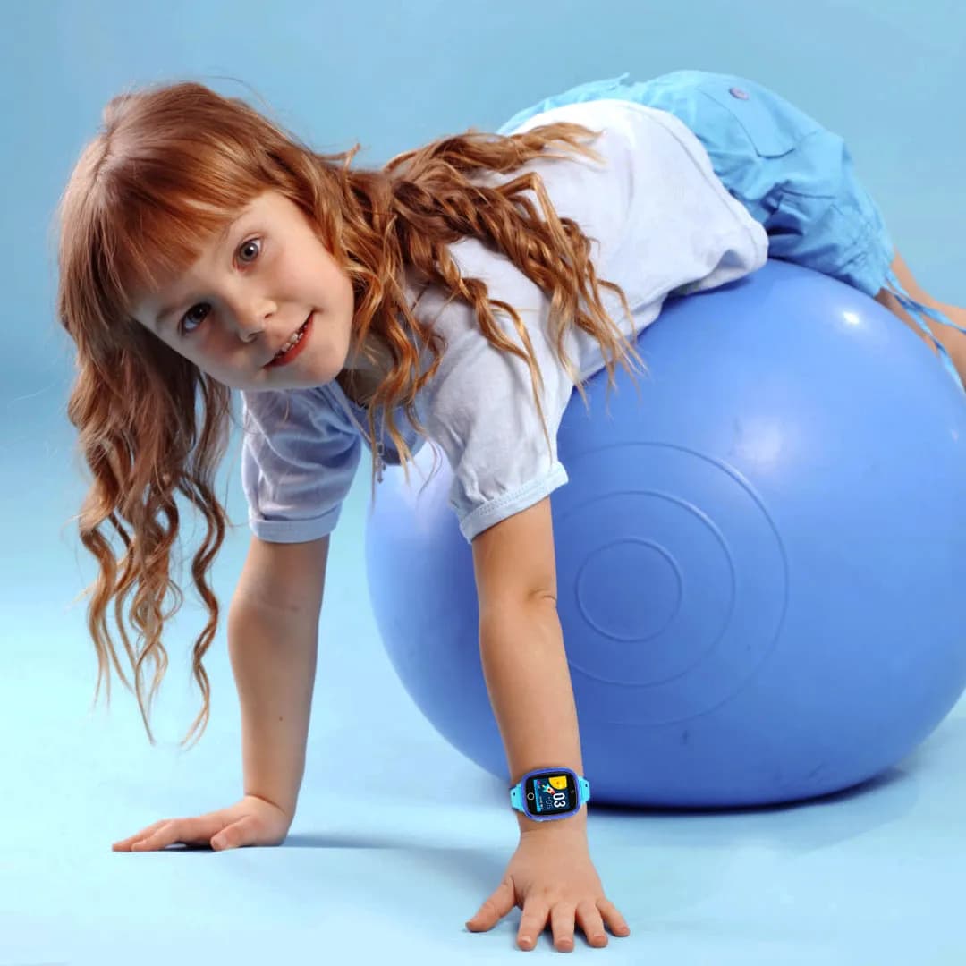 Porodo Blue 4G Kids GPS Smart Watch with Setracker 2 app — Blue 3