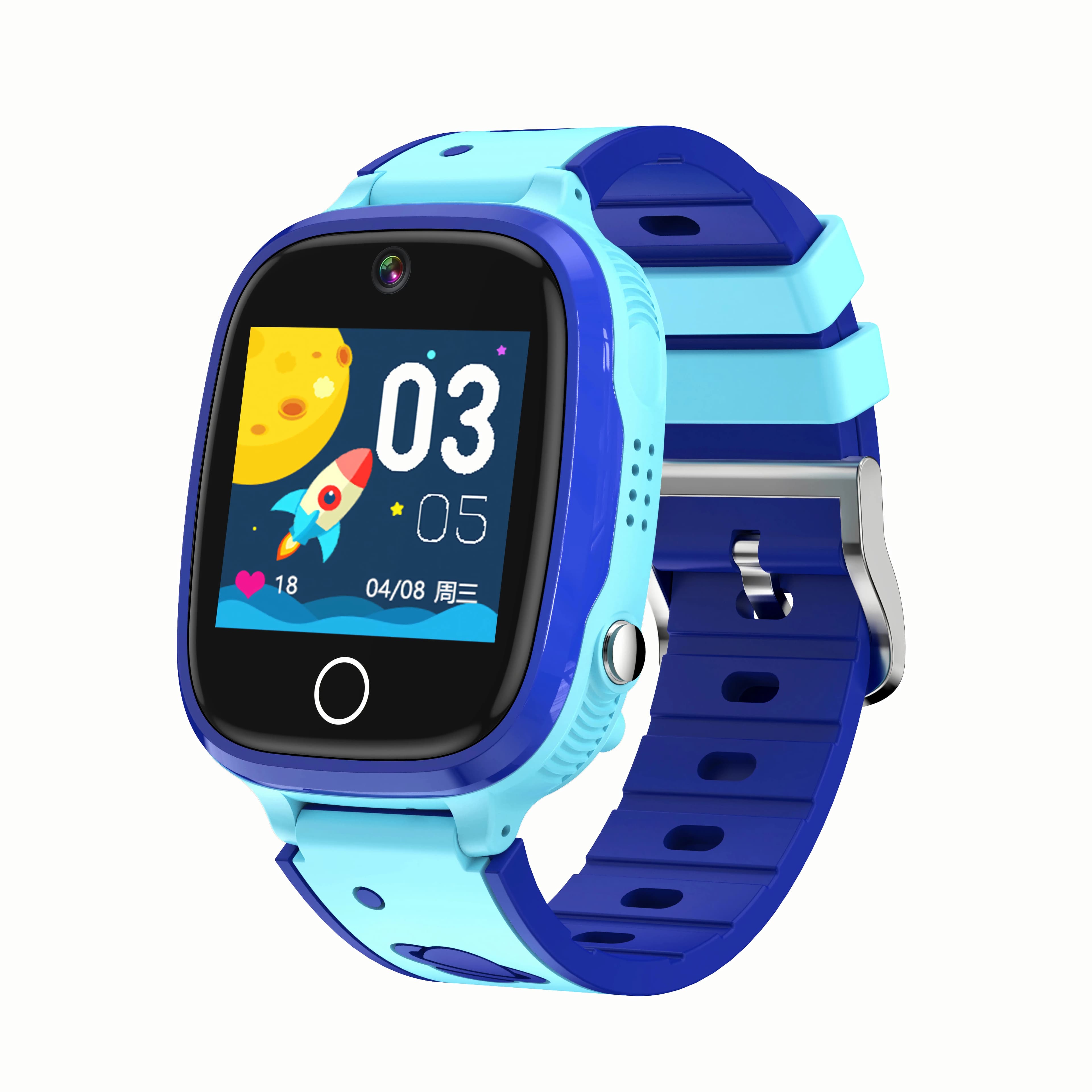 Porodo Blue 4G Kids GPS Smart Watch with Setracker 2 app — Blue 5