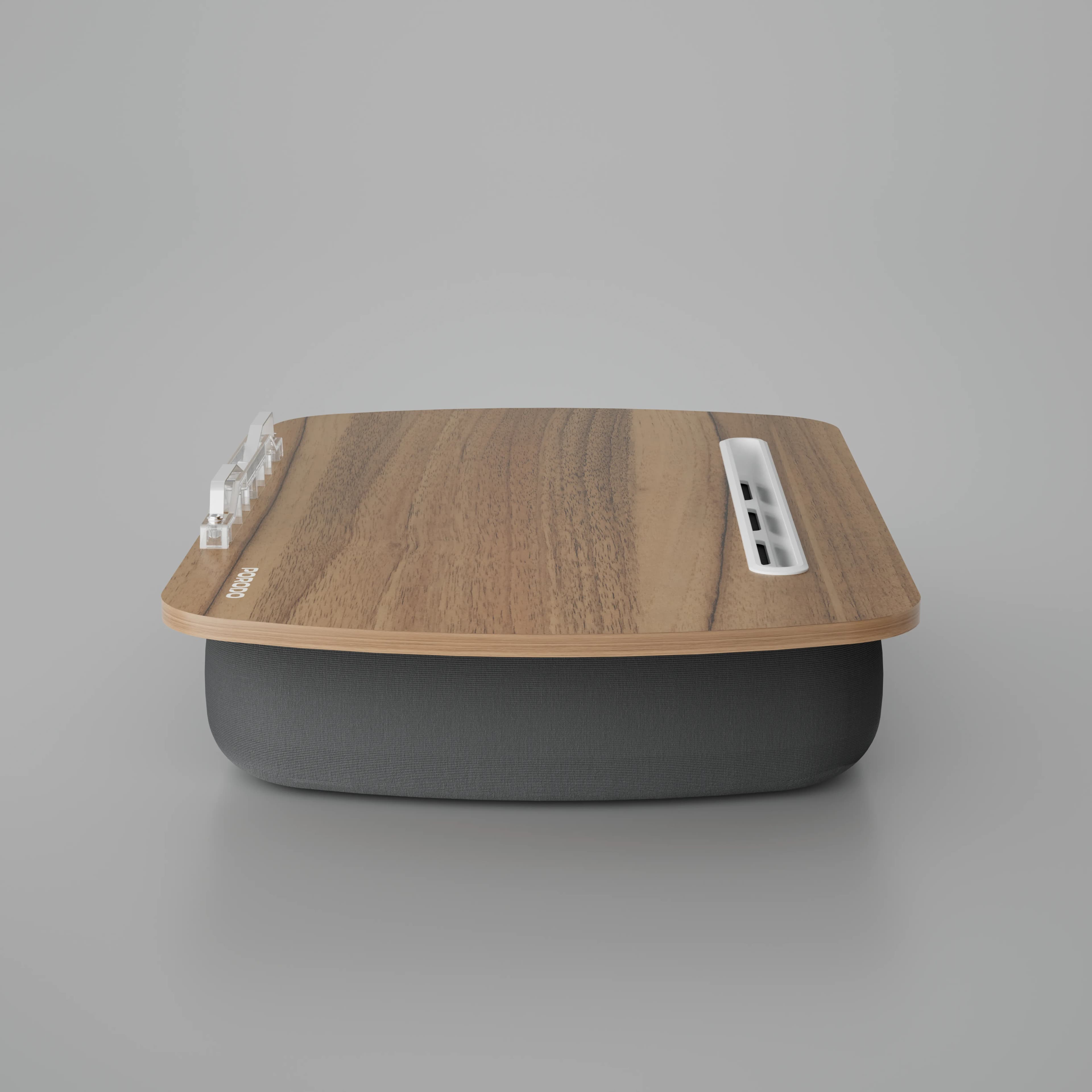 Porodo Lifestyle Laptop stand with Pillow Base - Grey 1 Porodo Lifestyle Laptop stand with Pillow Base - Grey 1