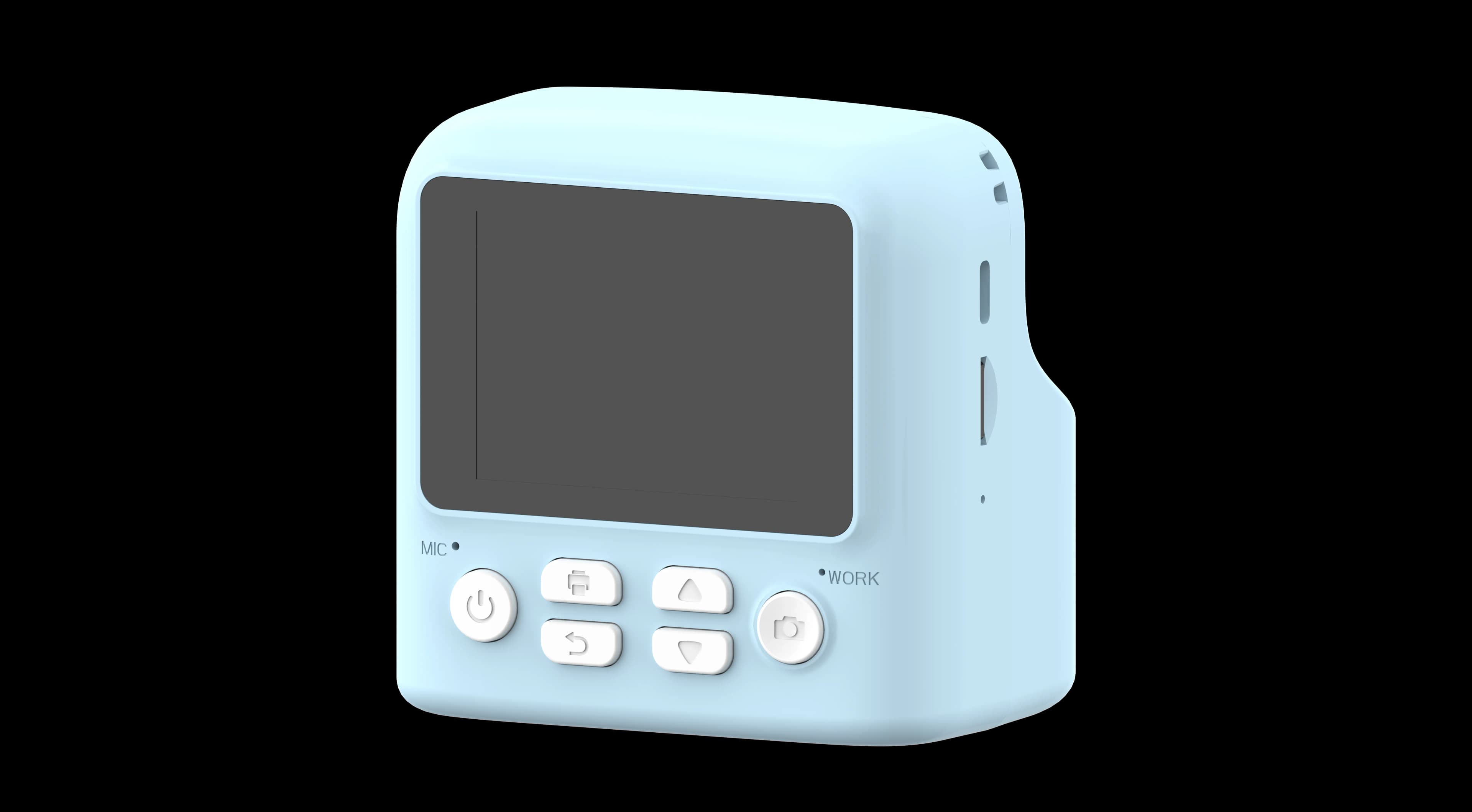 Porodo Lifestyle Kids Print Camera Thermal Printing — Blue 4