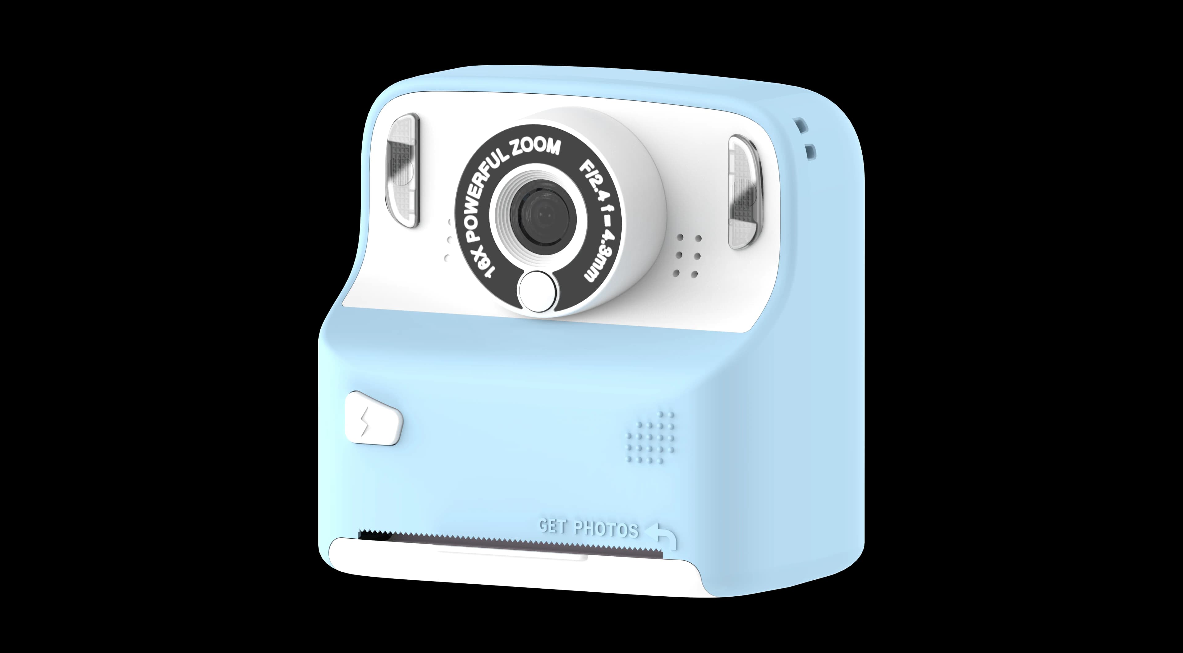 Porodo Lifestyle Kids Print Camera Thermal Printing — Blue 5