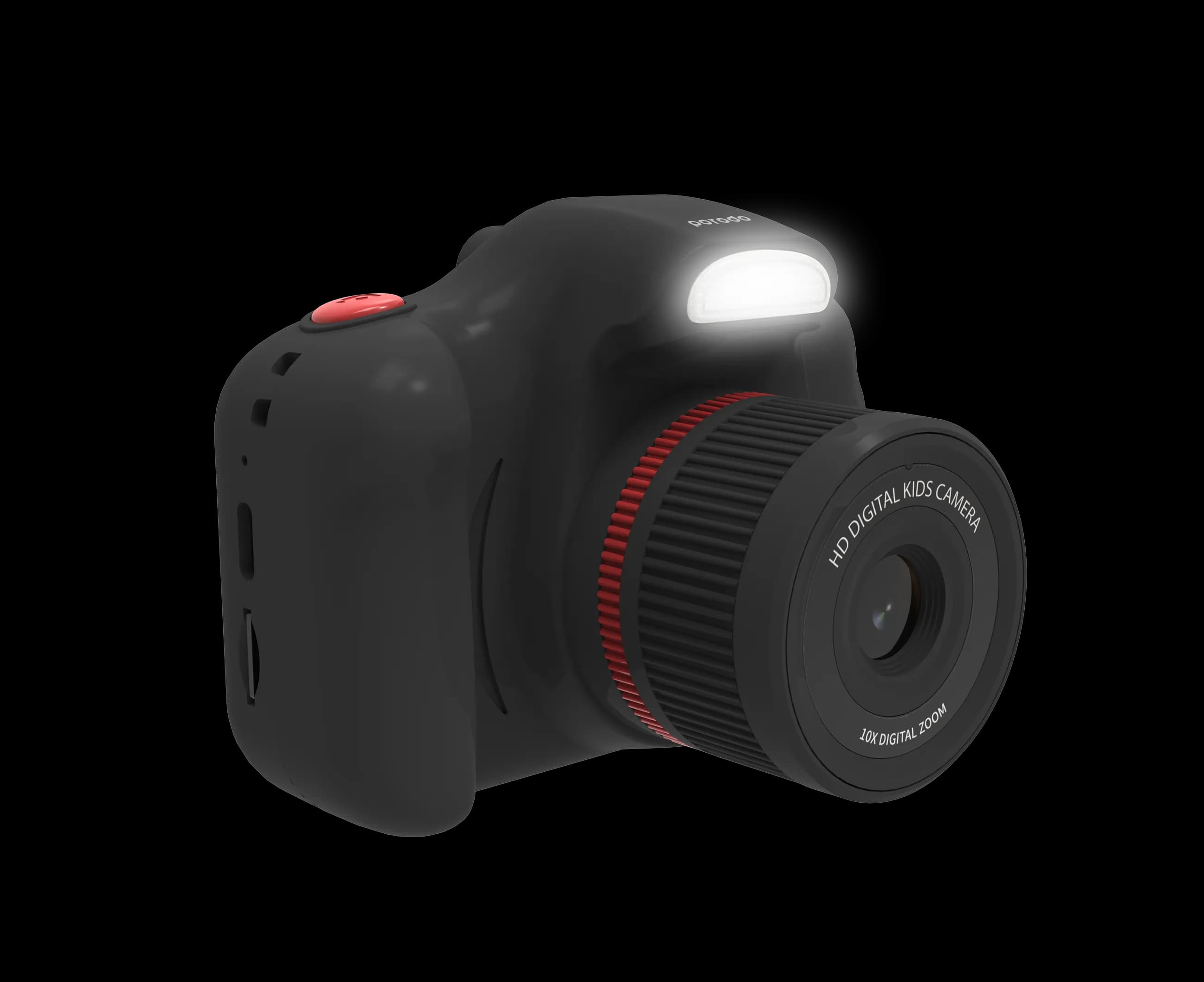 Porodo Lifestyle Kids Digital Camera Dual Lens Selfie — Black 4