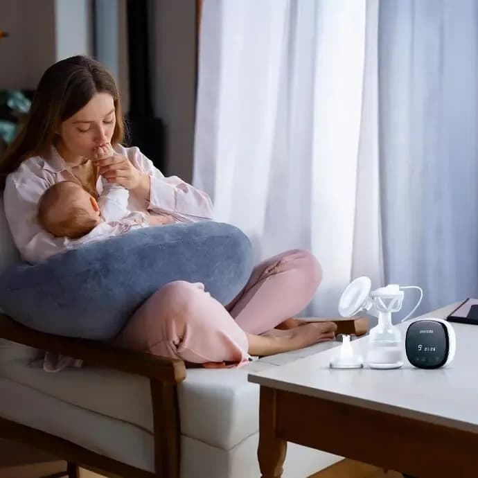 Porodo Lifestyle Motorised Breast Pump - White 4