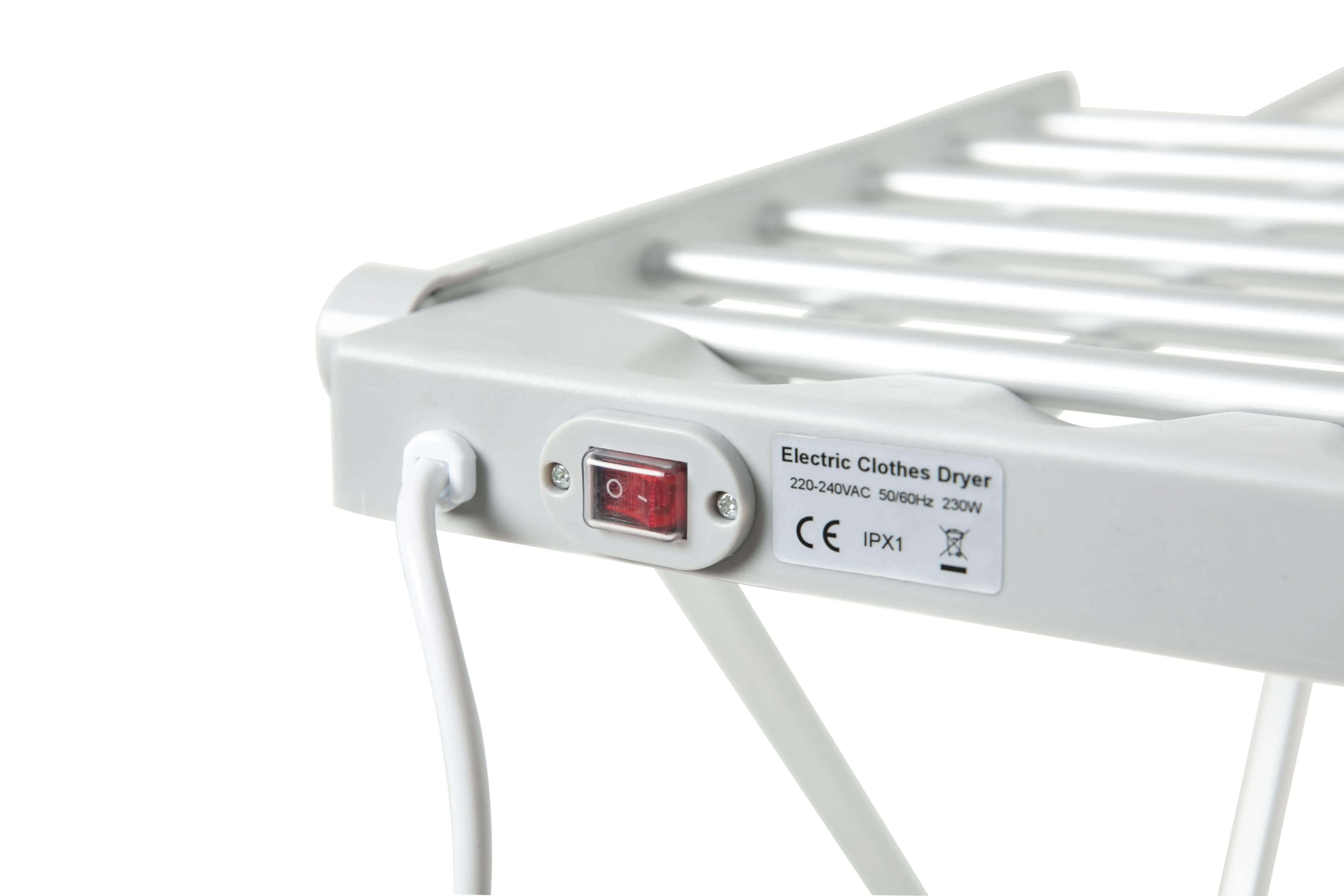 Porodo Lifestyle Electric Heated Indoor Clothes Dryer - Silver 2