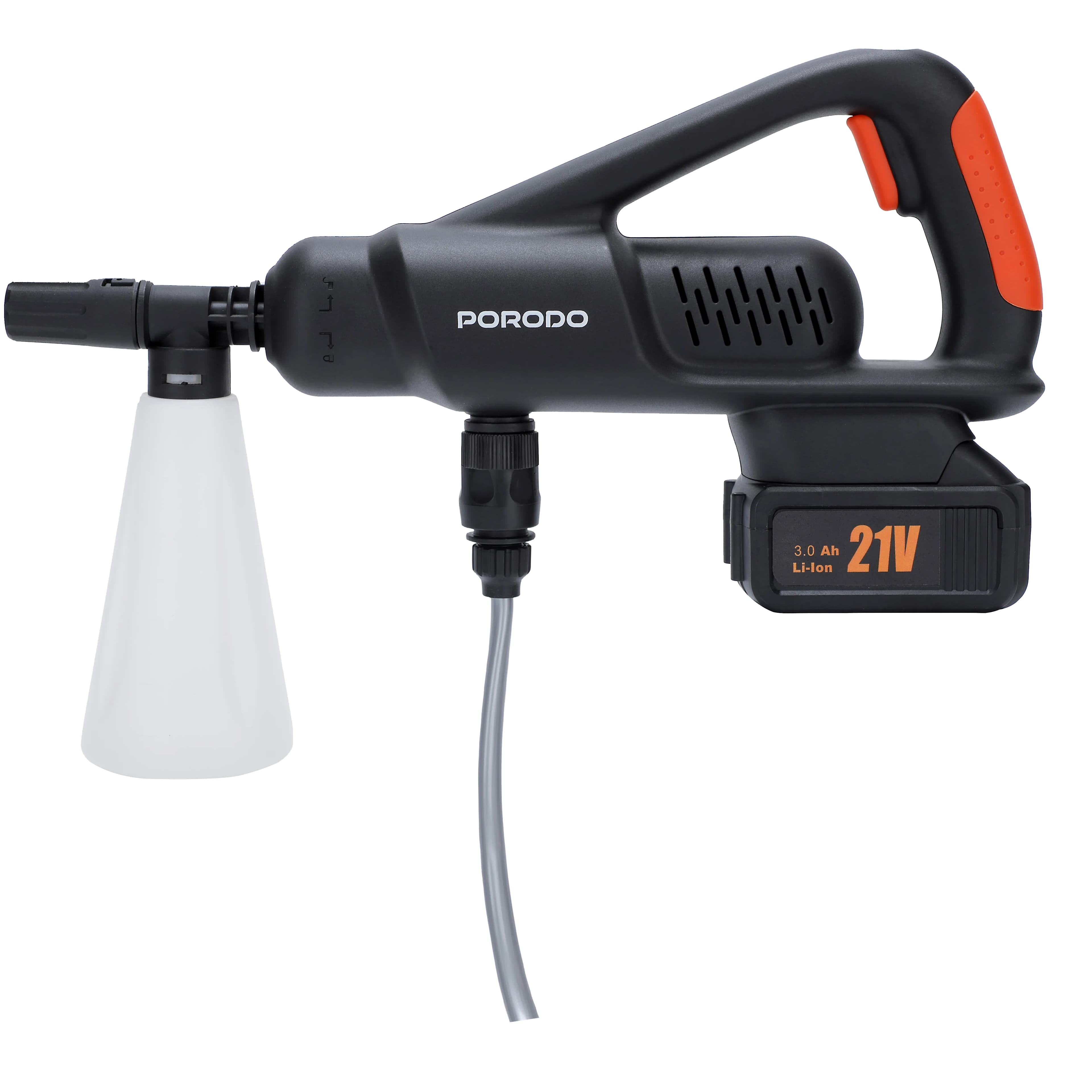 Porodo Lifestyle Dual Mode - Tank & Hose High-Pressure Washer - Black 2