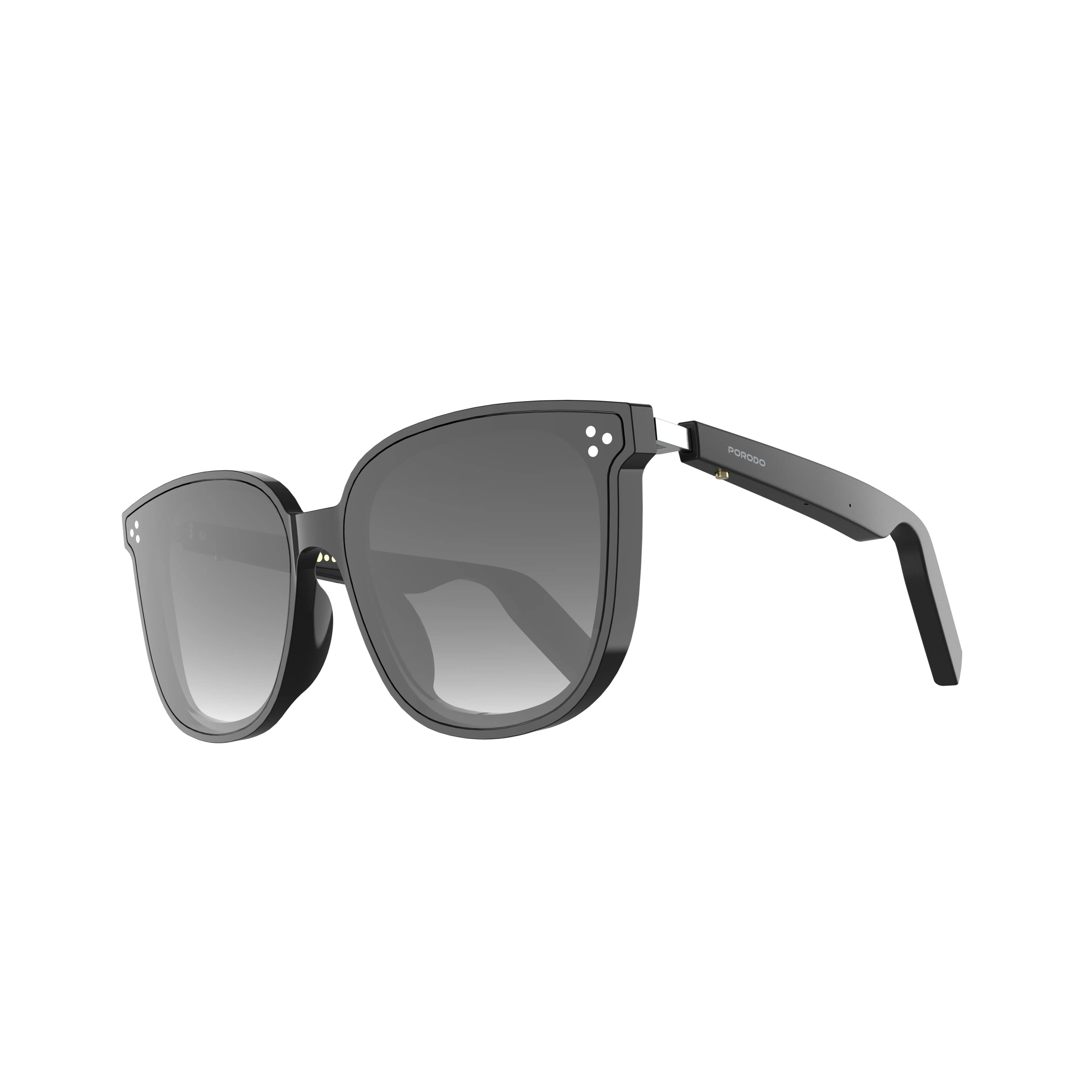 Porodo Lifestyle Polarized Sunglasses With Speaker - Black 4