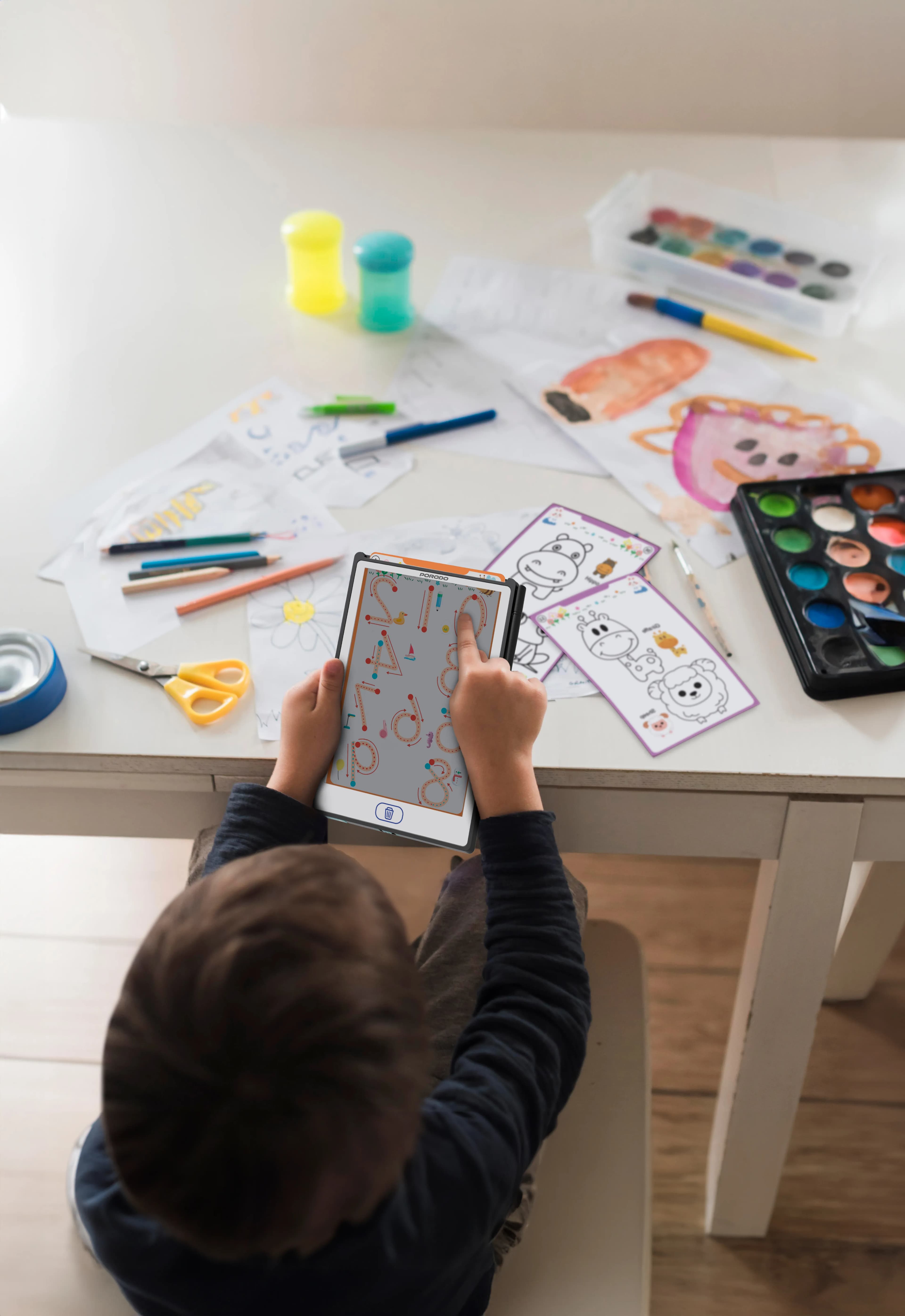 Porodo Kids Writing Tablet - Black 2