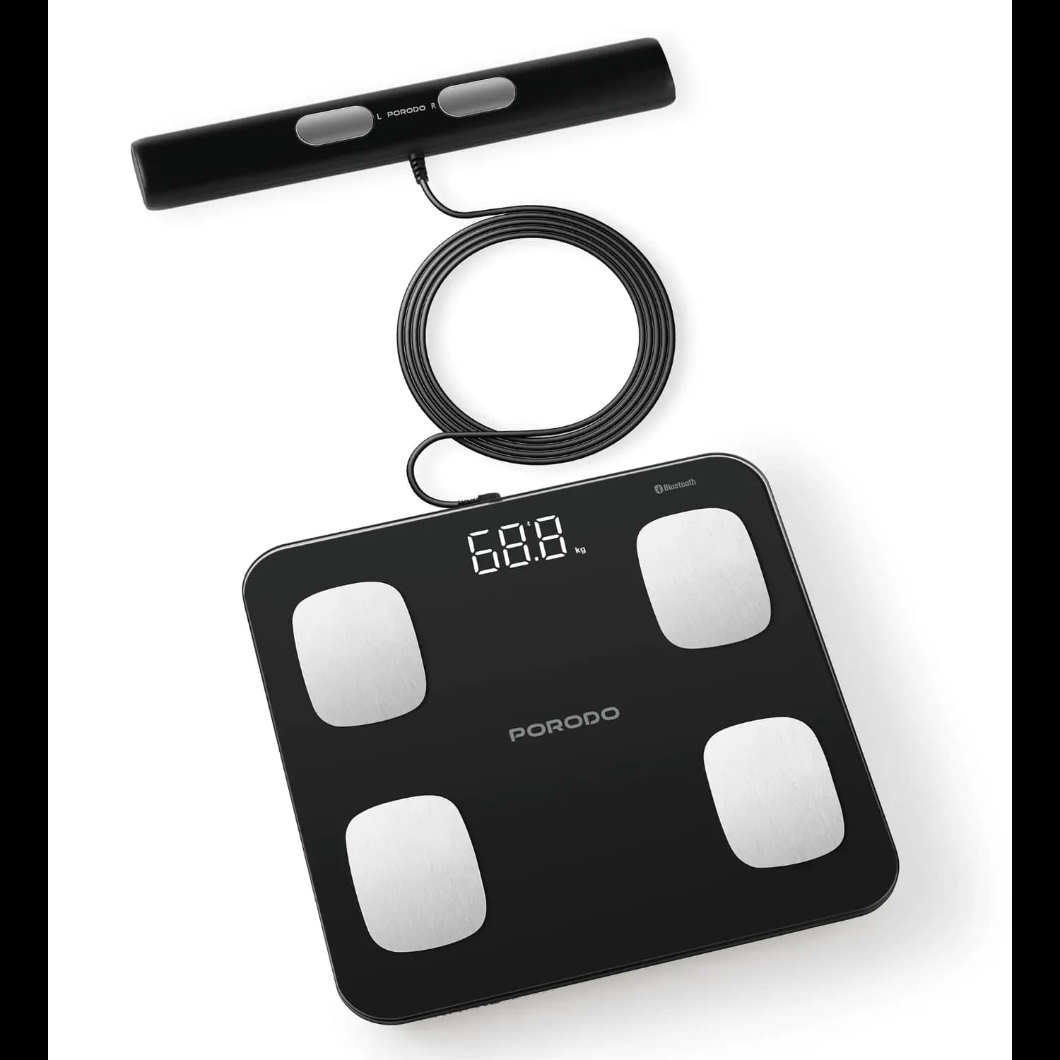 Porodo Smart Scale - Precise Analysis, Black 1 Porodo Smart Scale - Precise Analysis, Black 1