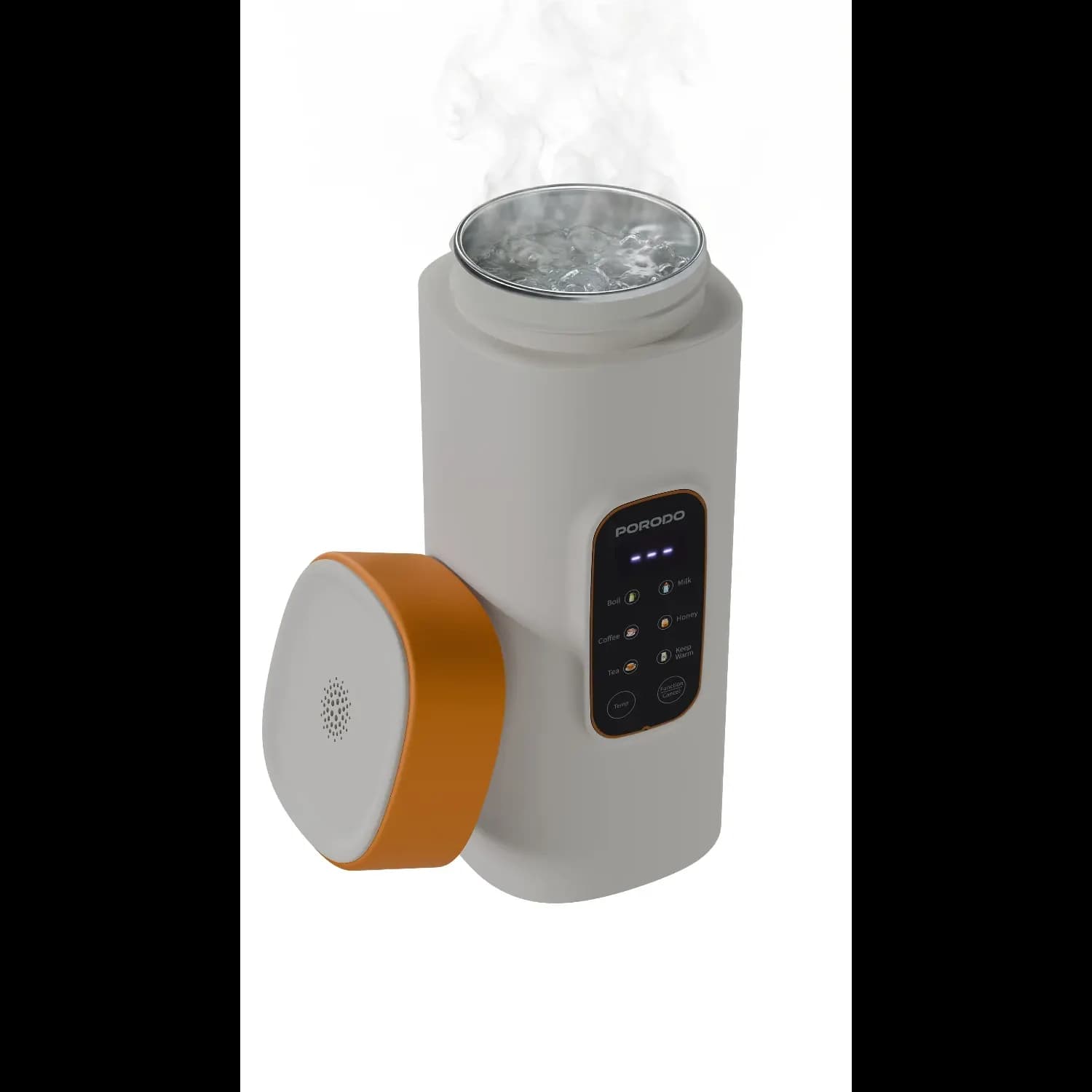 Porodo Portable Kettle - Digital Display, White 1 Porodo Portable Kettle - Digital Display, White 1