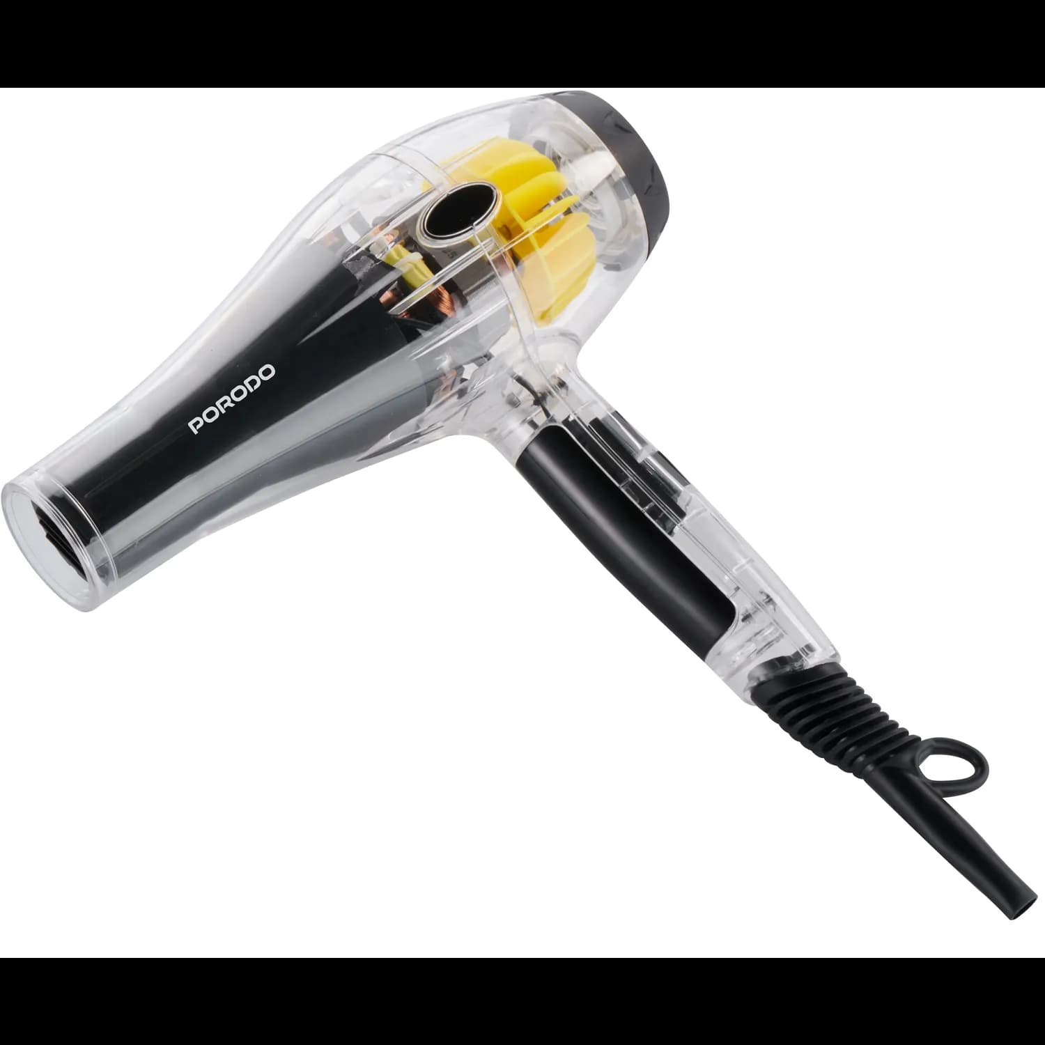 Porodo Hair Dryer - 2000W, Negative-Ion, Black 1 Porodo Hair Dryer - 2000W, Negative-Ion, Black 1