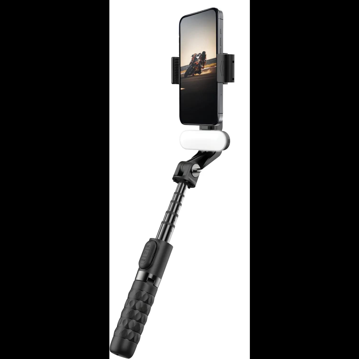 Porodo Gimbal Stabilizer QuadBase - Bluetooth 5.2, Foldable, Black 1 Porodo Gimbal Stabilizer QuadBase - Bluetooth 5.2, Foldable, Black 1