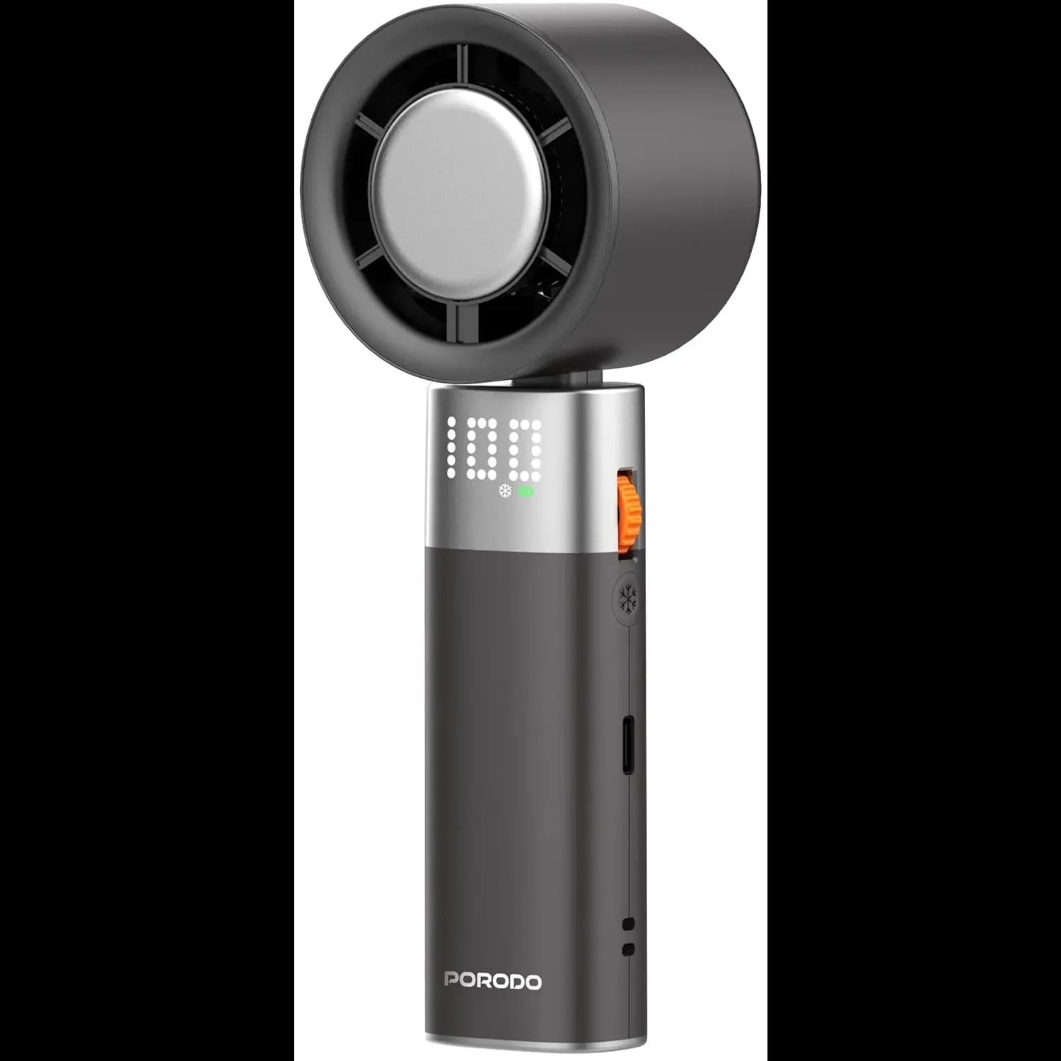 Porodo Handheld Turbo Fan - Adjustable Speed, Black 1 Porodo Handheld Turbo Fan - Adjustable Speed, Black 1