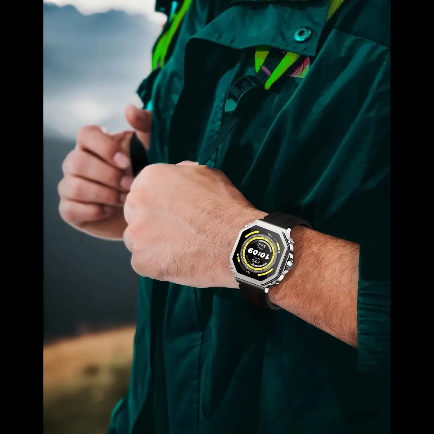 Porodo Smart Watch FitPulse Pro - Silver 5