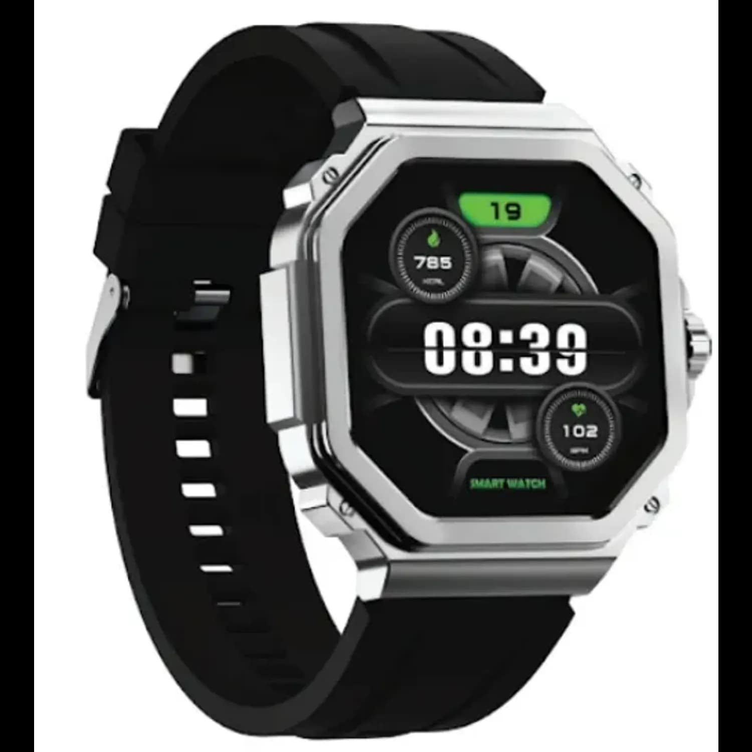 Porodo Smart Watch FitPulse Pro - Silver 1 Porodo Smart Watch FitPulse Pro - Silver 1