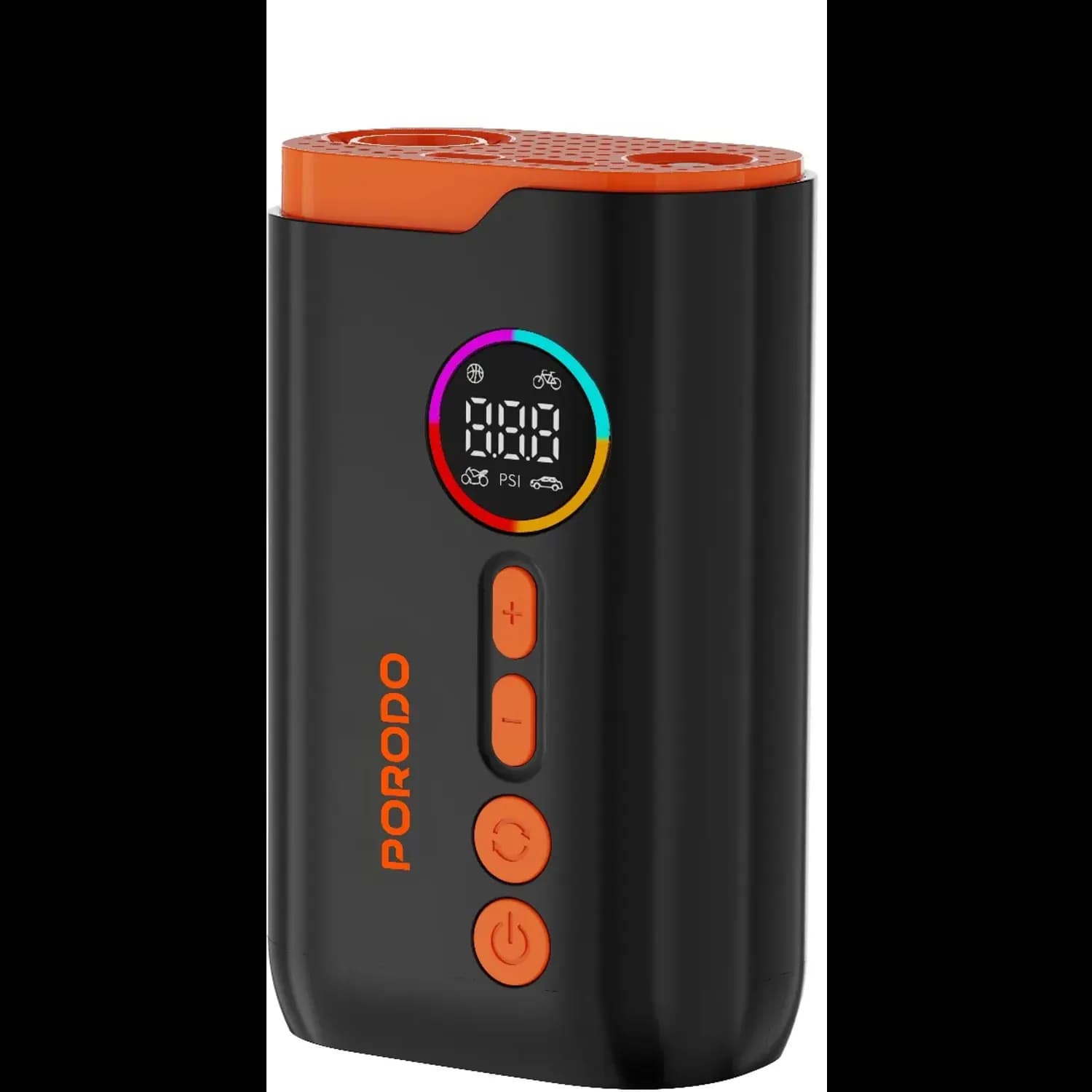 Porodo Electric Air Inflator - 150PSI, 4 Modes, Black 3