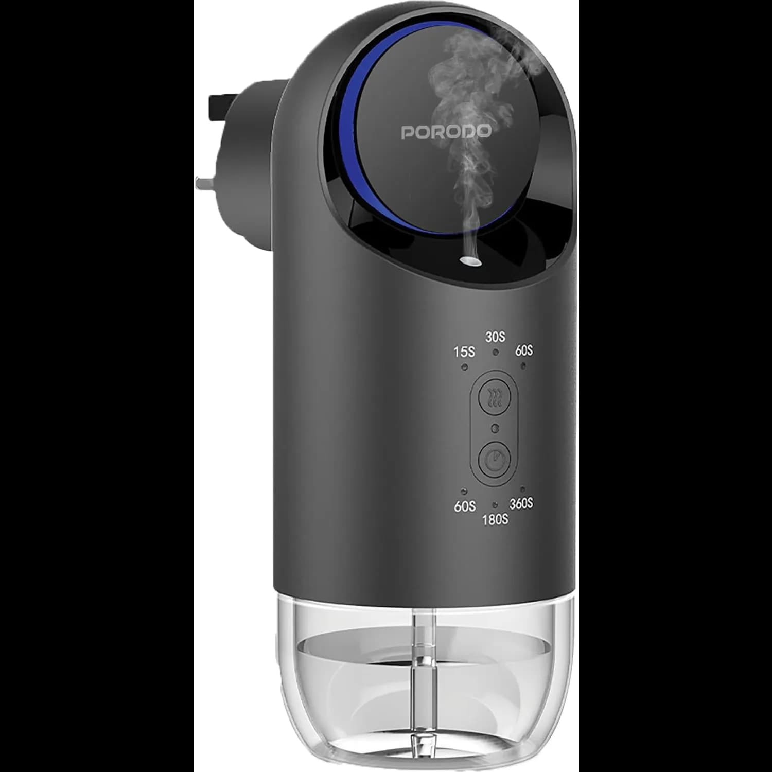 Porodo Essential Oil Diffuser - Waterless, 120ml, Black 1 Porodo Essential Oil Diffuser - Waterless, 120ml, Black 1