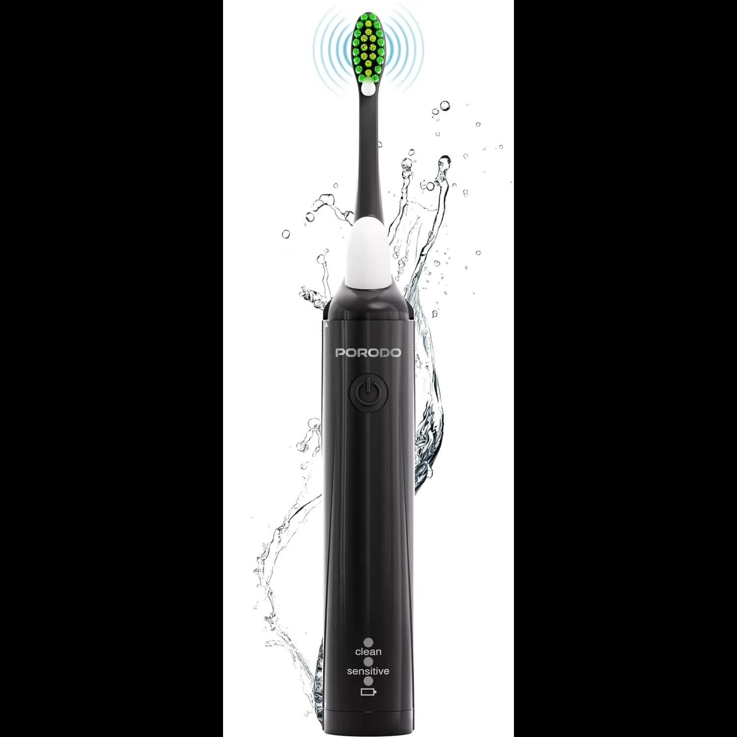 Porodo Electric Toothbrush - Dual Modes, Black — Onyx Black 2
