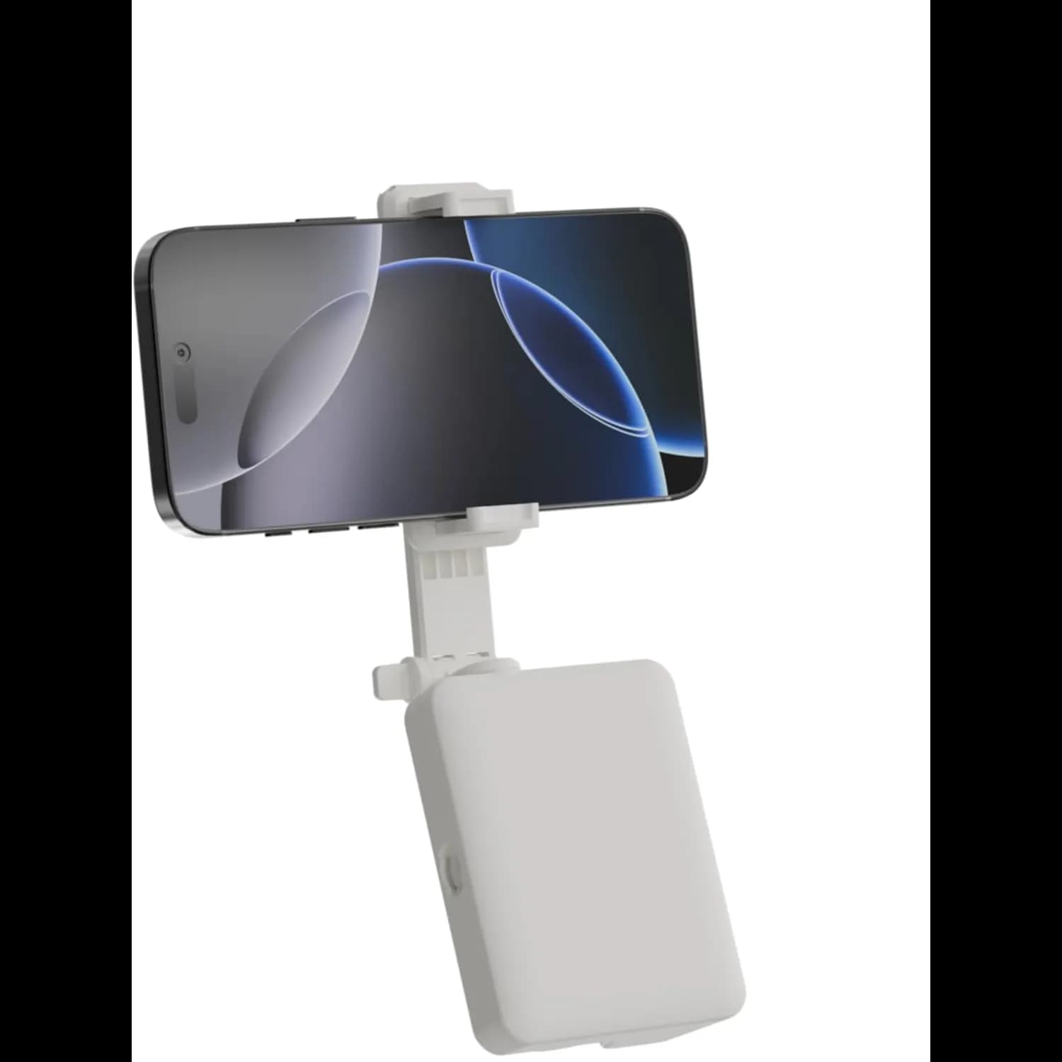 Porodo Selfie Stick - 3-in-1 Bluetooth, LED Light, White 1