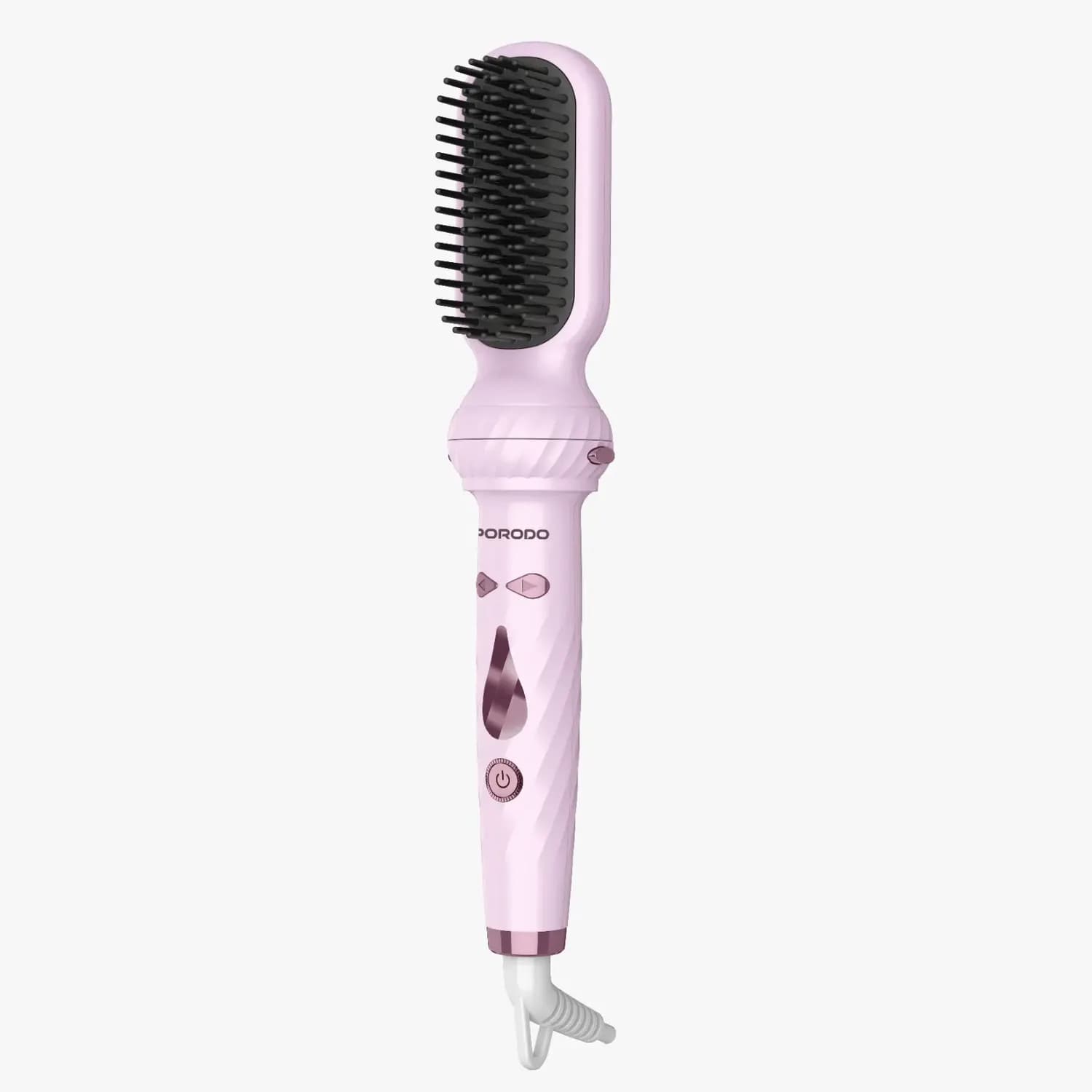 Porodo Hair Styler 5-in-1 - Auto-Wrap Curling & Straightening, Pink 1