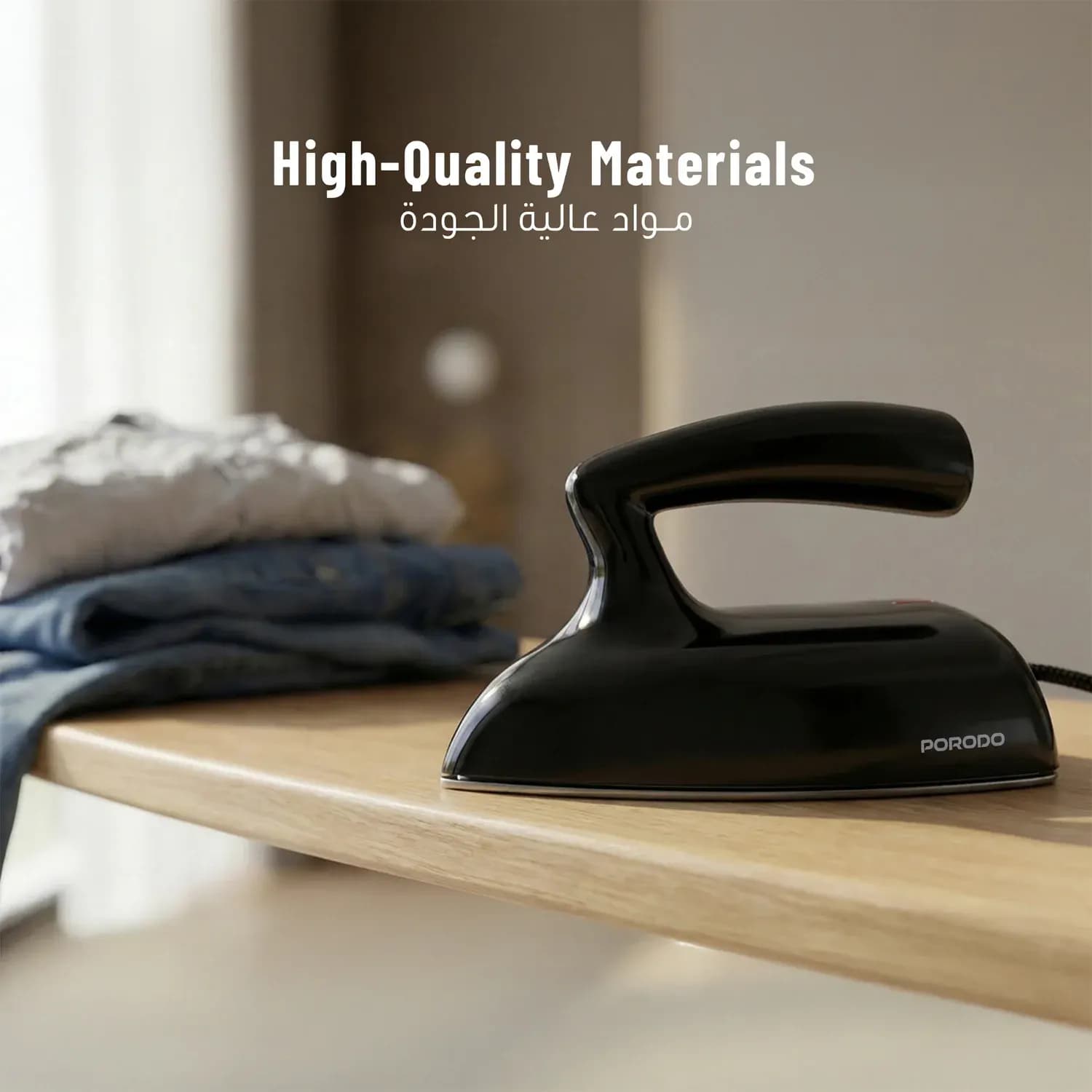 Porodo Ironix Mini Portable Iron Steamer - Black 3