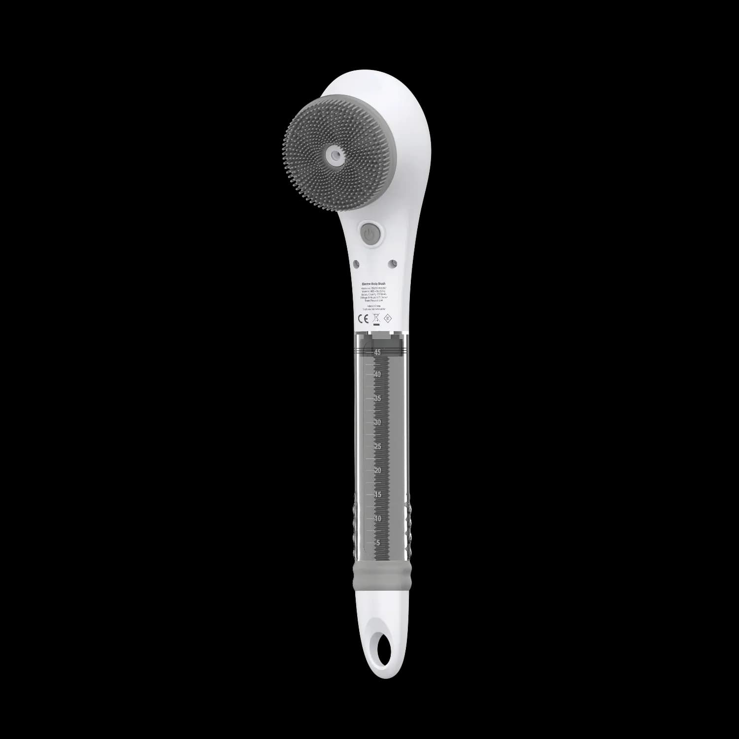 Porodo Electric Bath Brush - Rechargeable, Gray 1 Porodo Electric Bath Brush - Rechargeable, Gray 1
