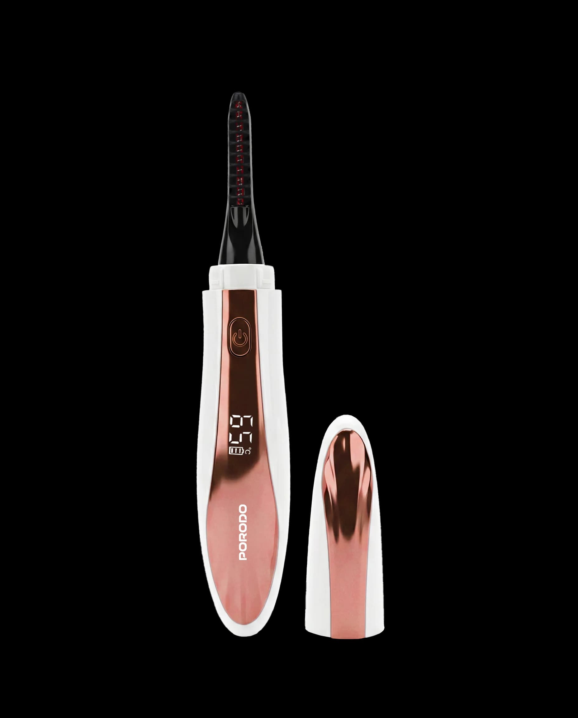 Porodo Heated Eyelash Curler Orchid PDLFSTECS18RG - Rechargeable, Rose Gold 2