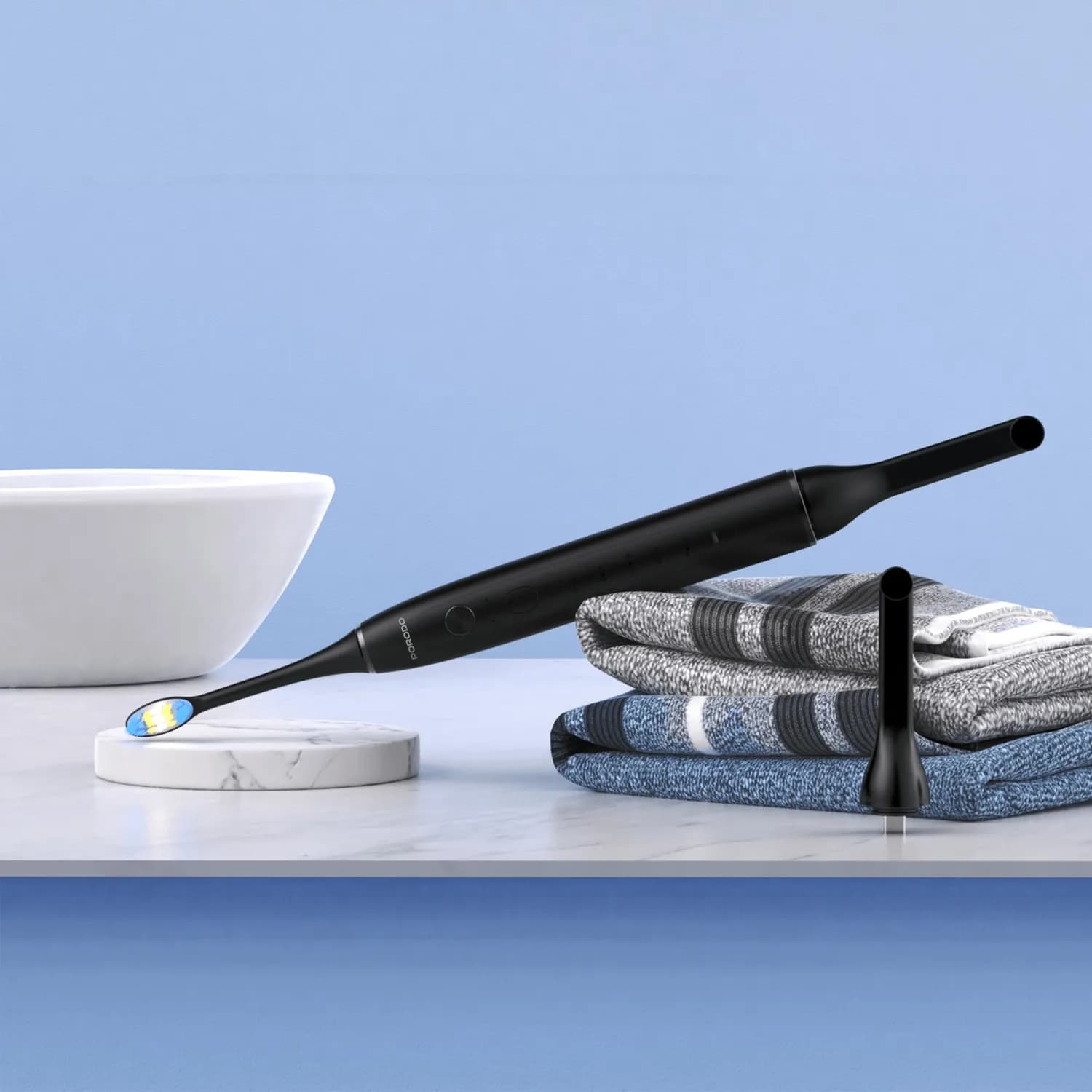 Porodo Electric Toothbrush - 5 Modes, White 3