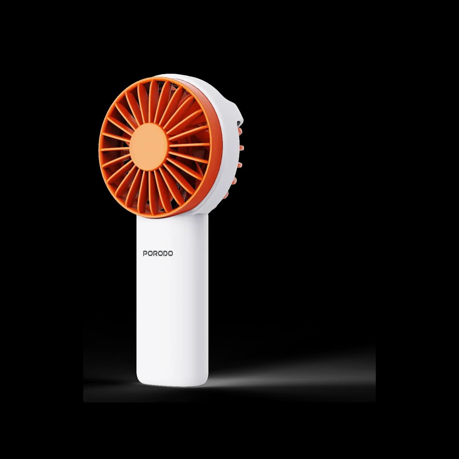 Porodo Handy Fan Chillo - Rechargeable, White 5
