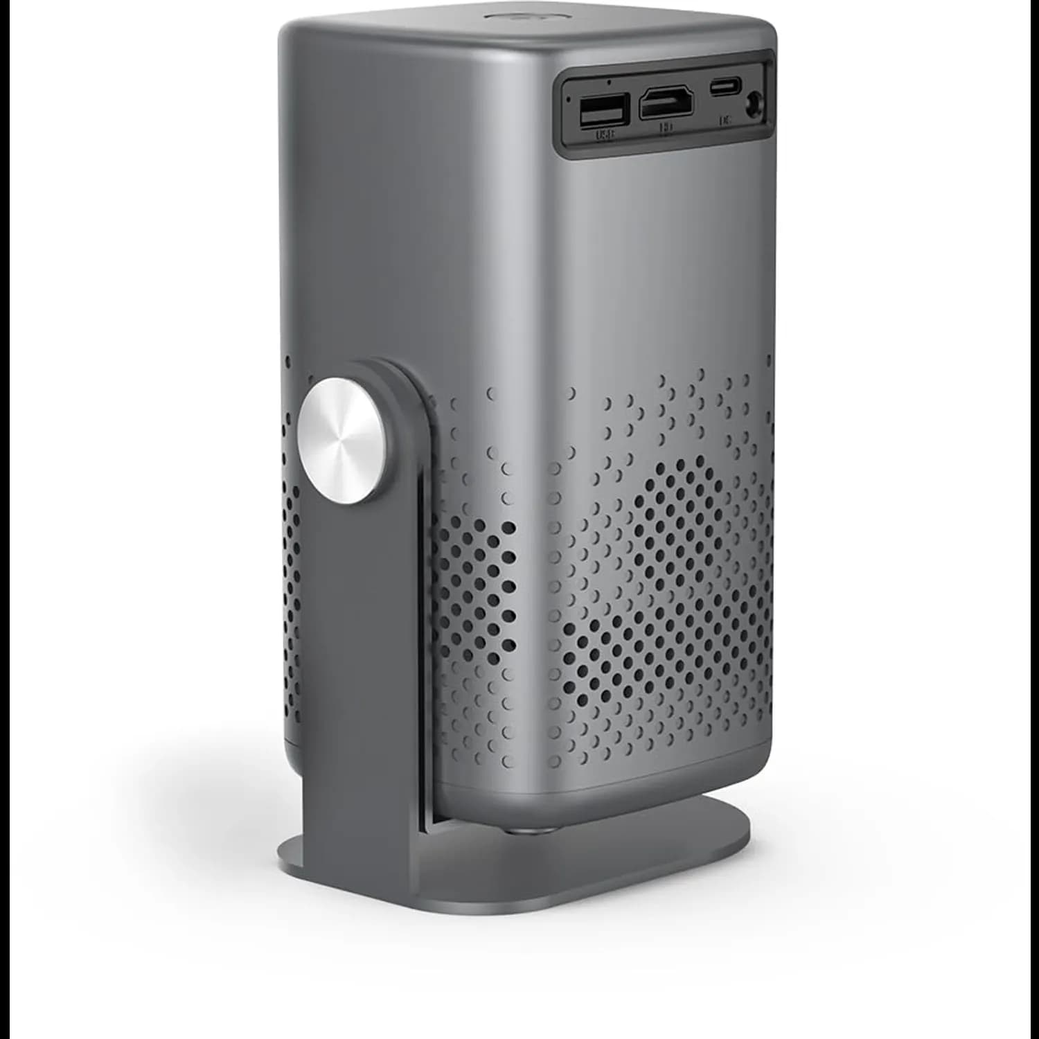 Porodo Portable Air Projector - Android 13, Full HD, Gray 3