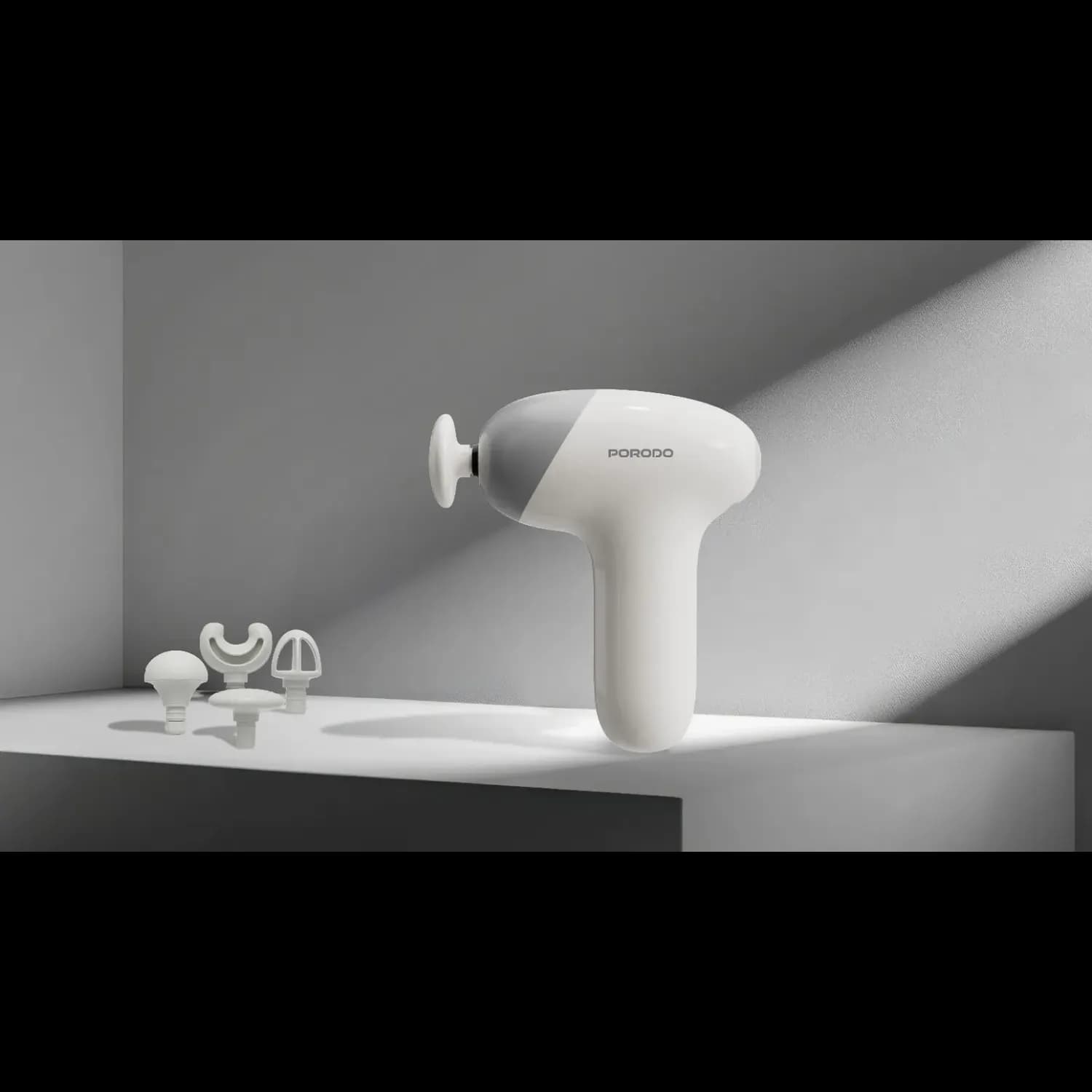 Porodo Massage Gun - 30W Cordless Mini, Beige 4