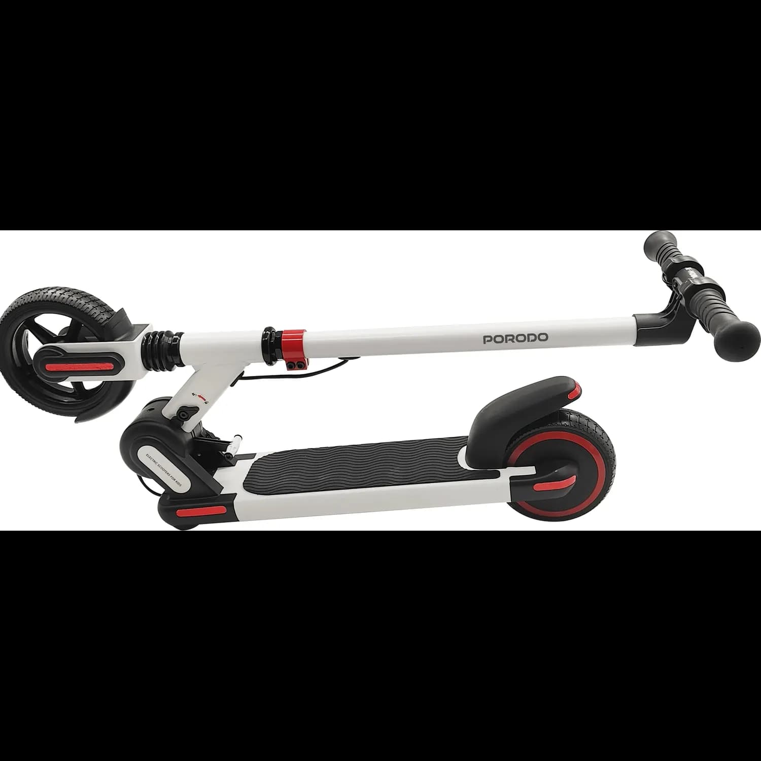 Porodo Electric Scooter - Foldable, 15km/h, White 3