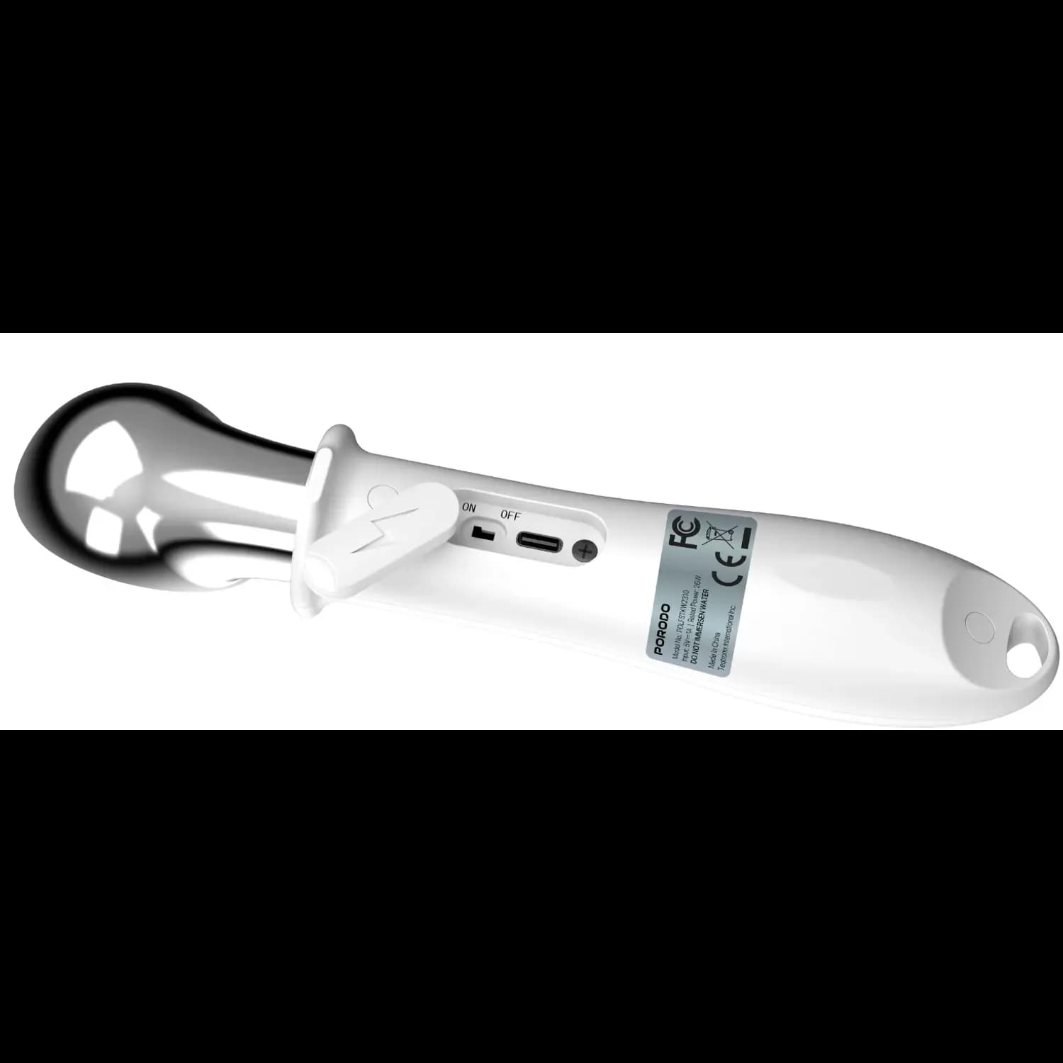 Porodo Heated Ice Cream Scoop - Dual Heat Modes, White 1 Porodo Heated Ice Cream Scoop - Dual Heat Modes, White 1