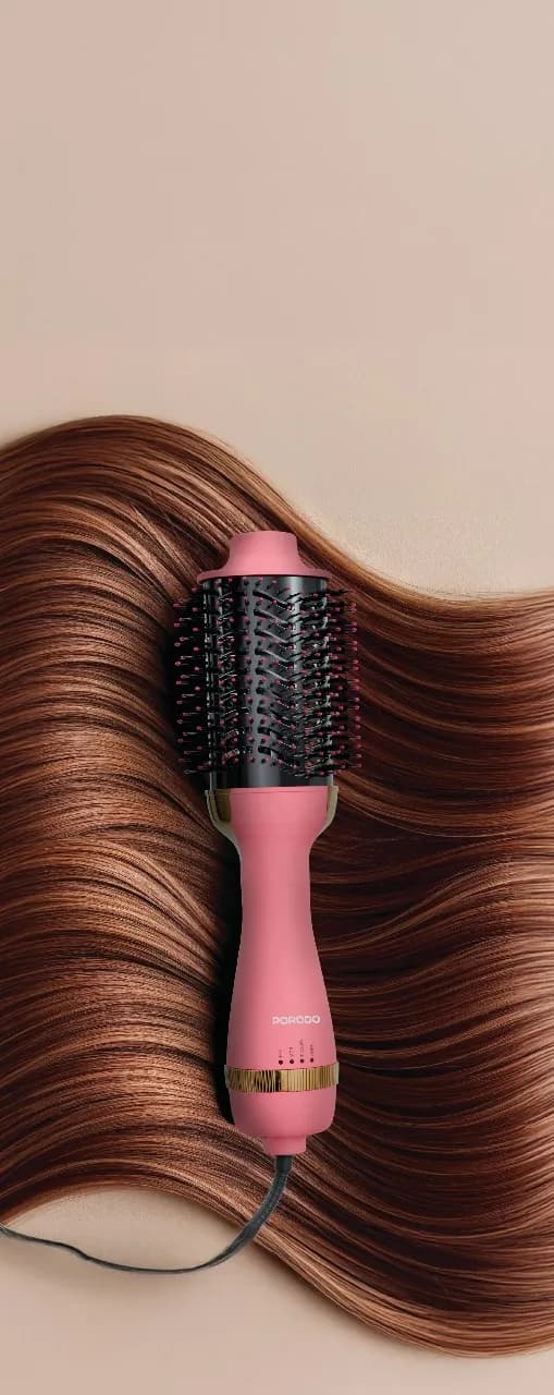 Porodo Lifestyle Shinewhirl Hair Styling Brush with Fast Drying Techno 2