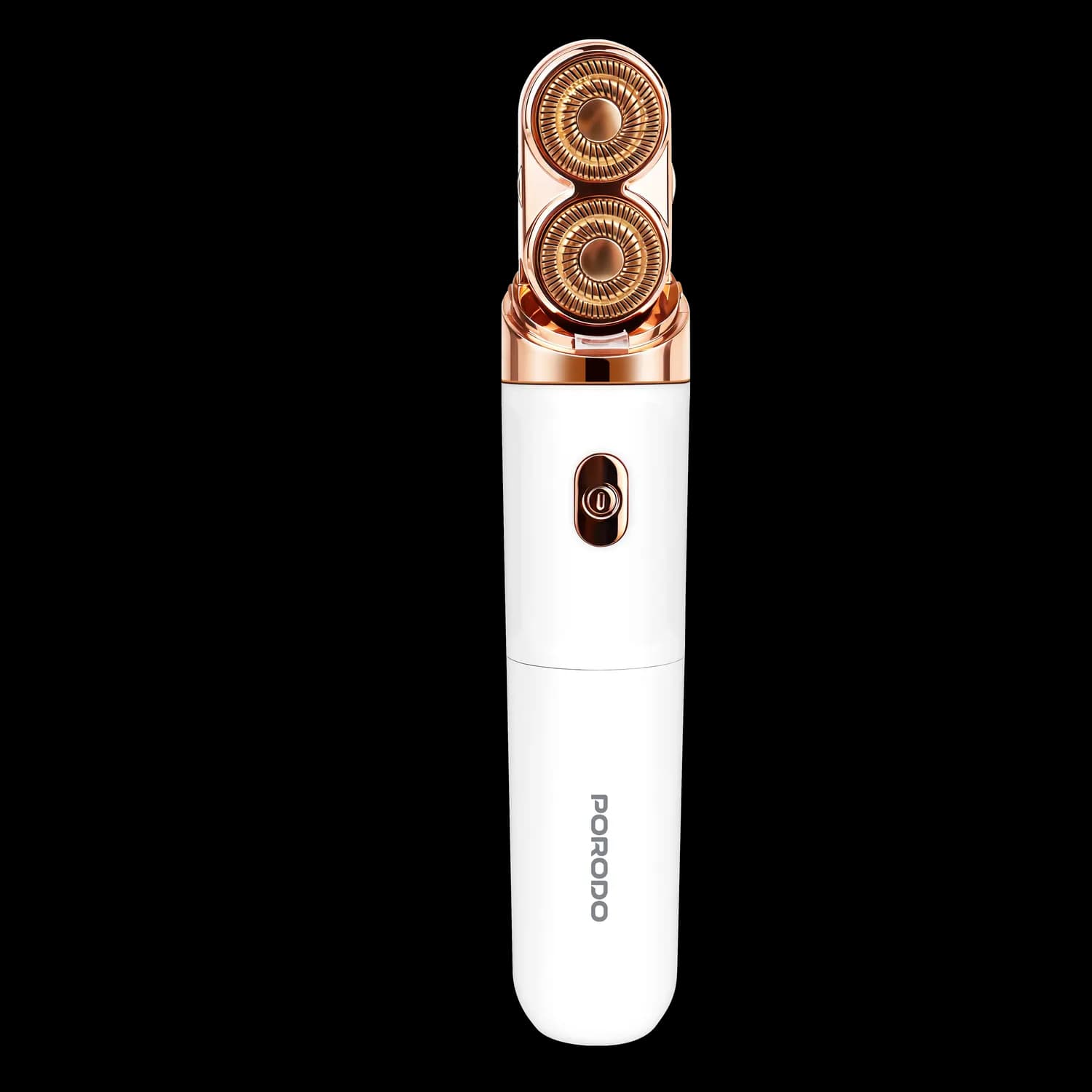 Porodo Electric Razor - 2-in-1 Dual Rotary, White 5