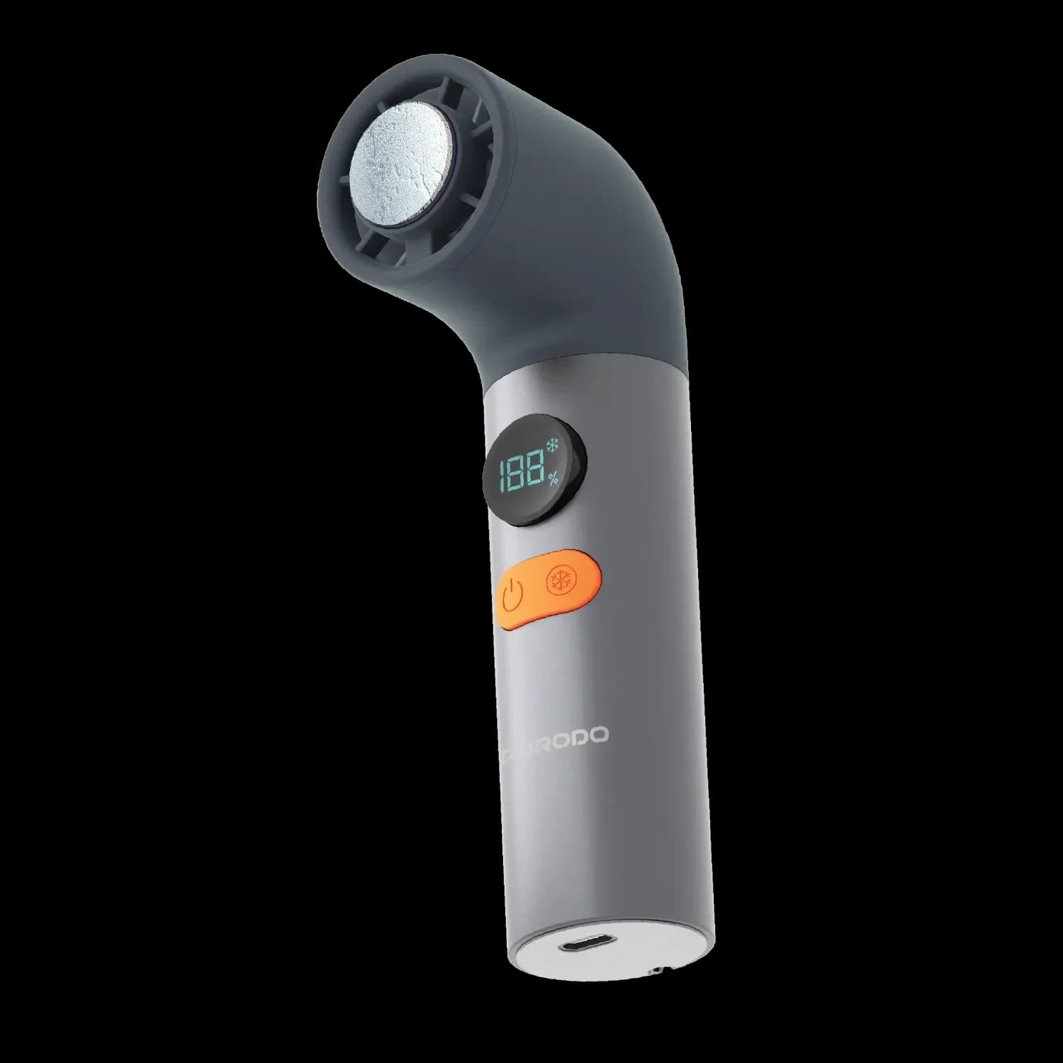 Porodo Handheld Fan Chillo Polar - Semiconductor Cooling, Gray 2