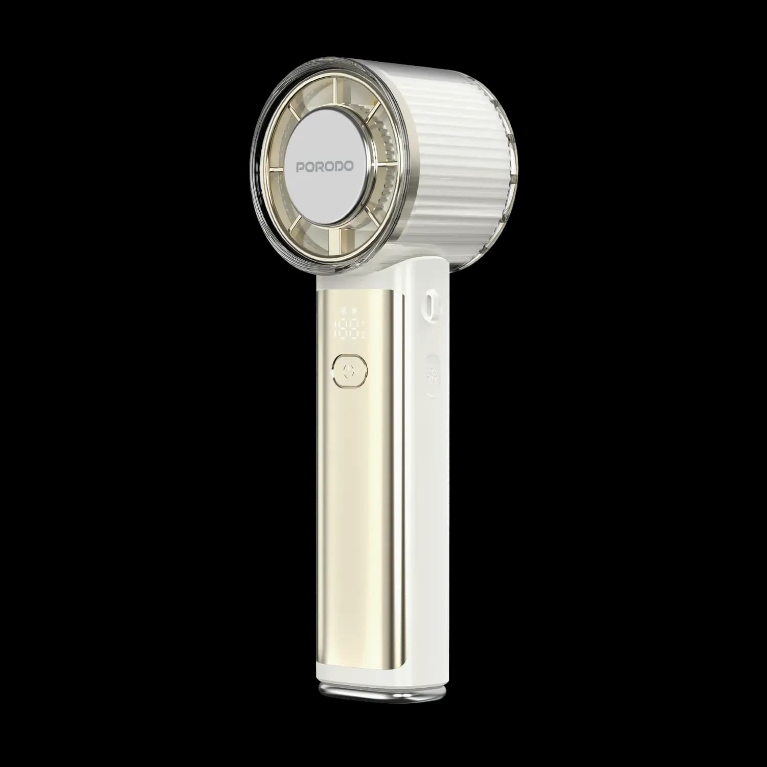 Porodo Handheld Fan Chillo Cryo - Foldable, Beige 2