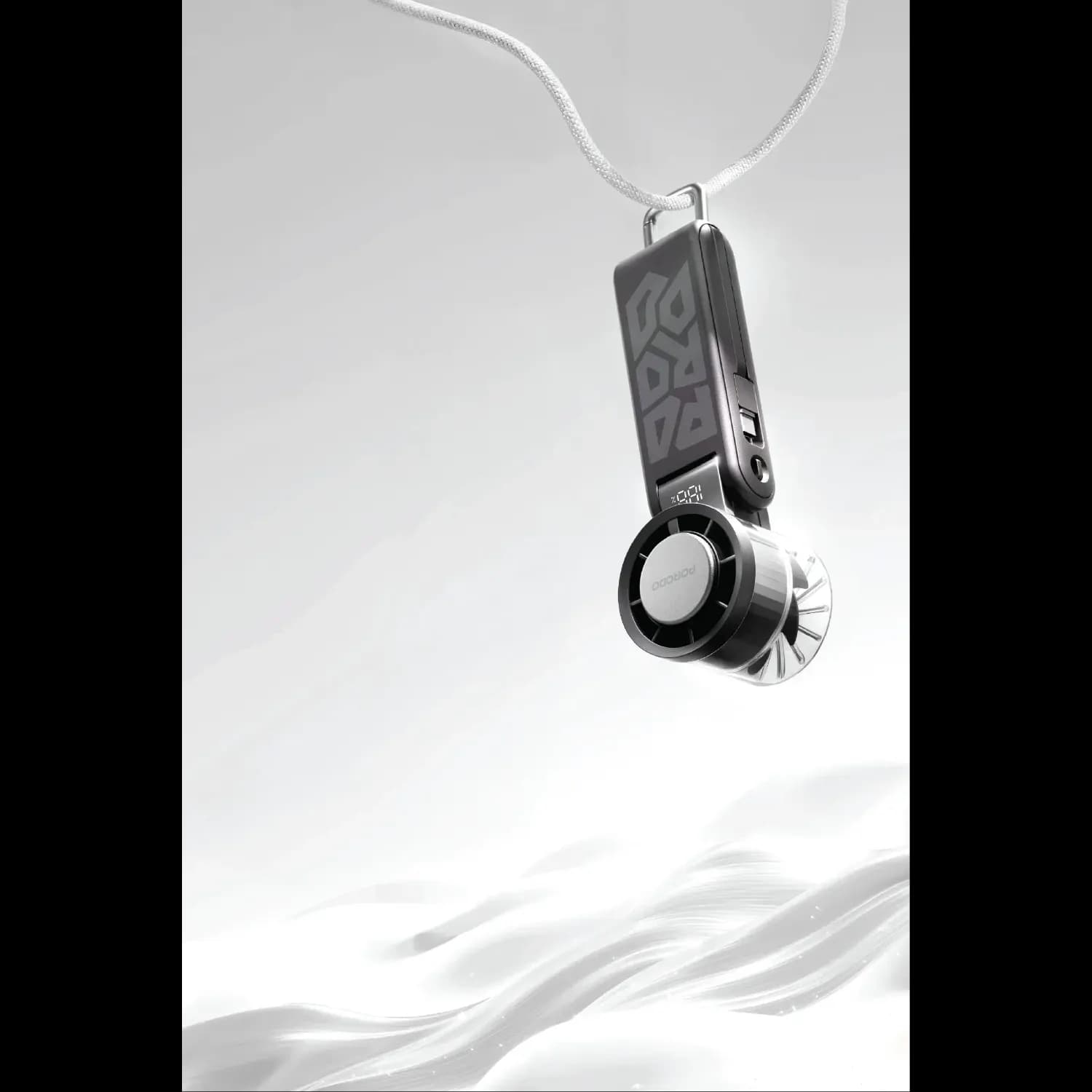Porodo Handheld Fan Chillo Volt - Semiconductor Cooling, Black 6