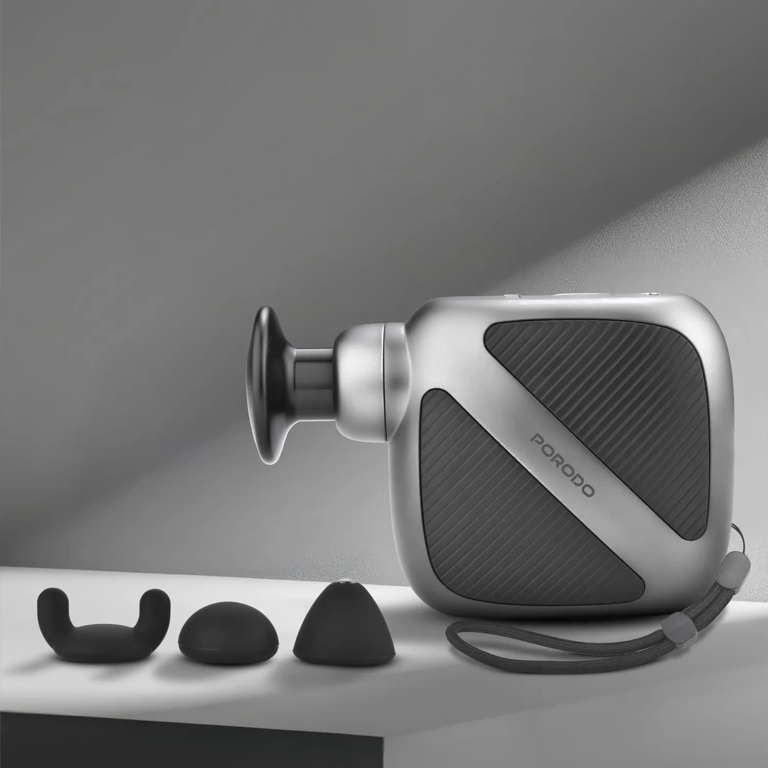 Porodo Pocket Massager - 4 Speeds, Grey 3
