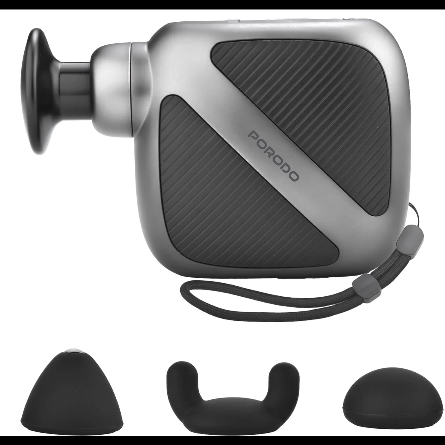 Porodo Pocket Massager - 4 Speeds, Grey 1 Porodo Pocket Massager - 4 Speeds, Grey 1