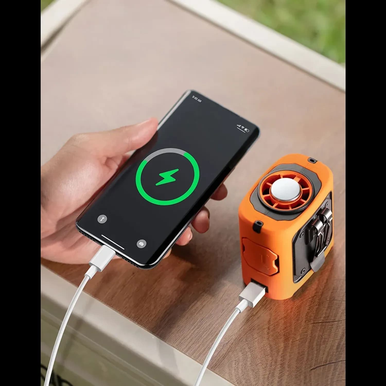 Porodo Cooling Waist Fan Chillo Coolclip - 5-Speed, Orange 5