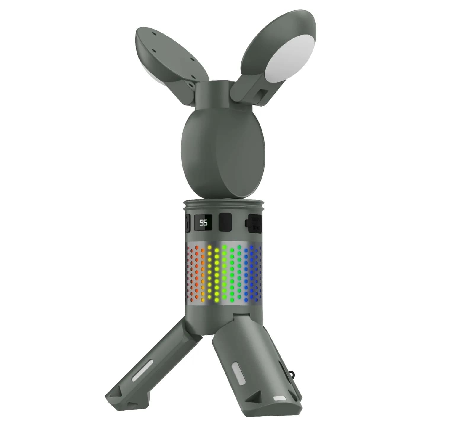 Porodo Lifestyle Foldable Lantern LED Camping Light with Tripod Base 3