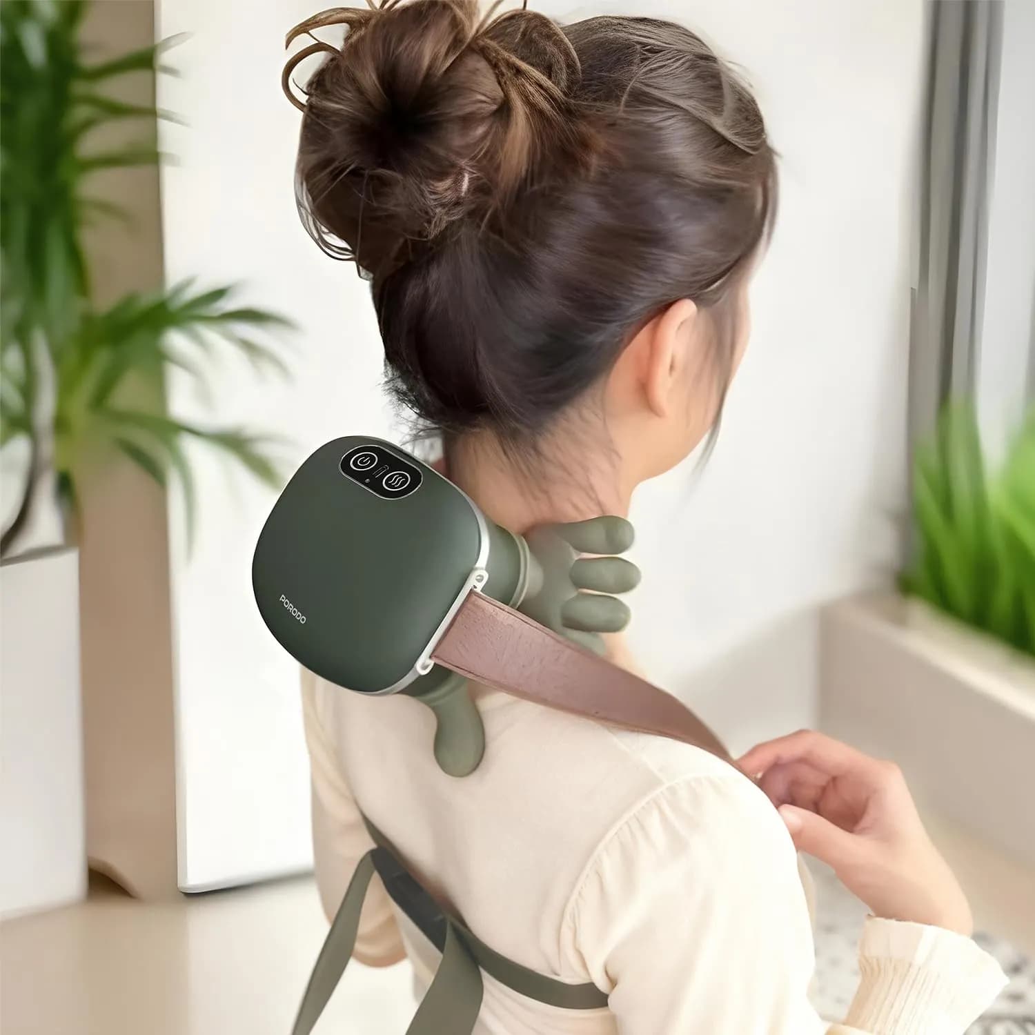 Porodo Neck Massager - Portable Heating, Deep Tissue 2