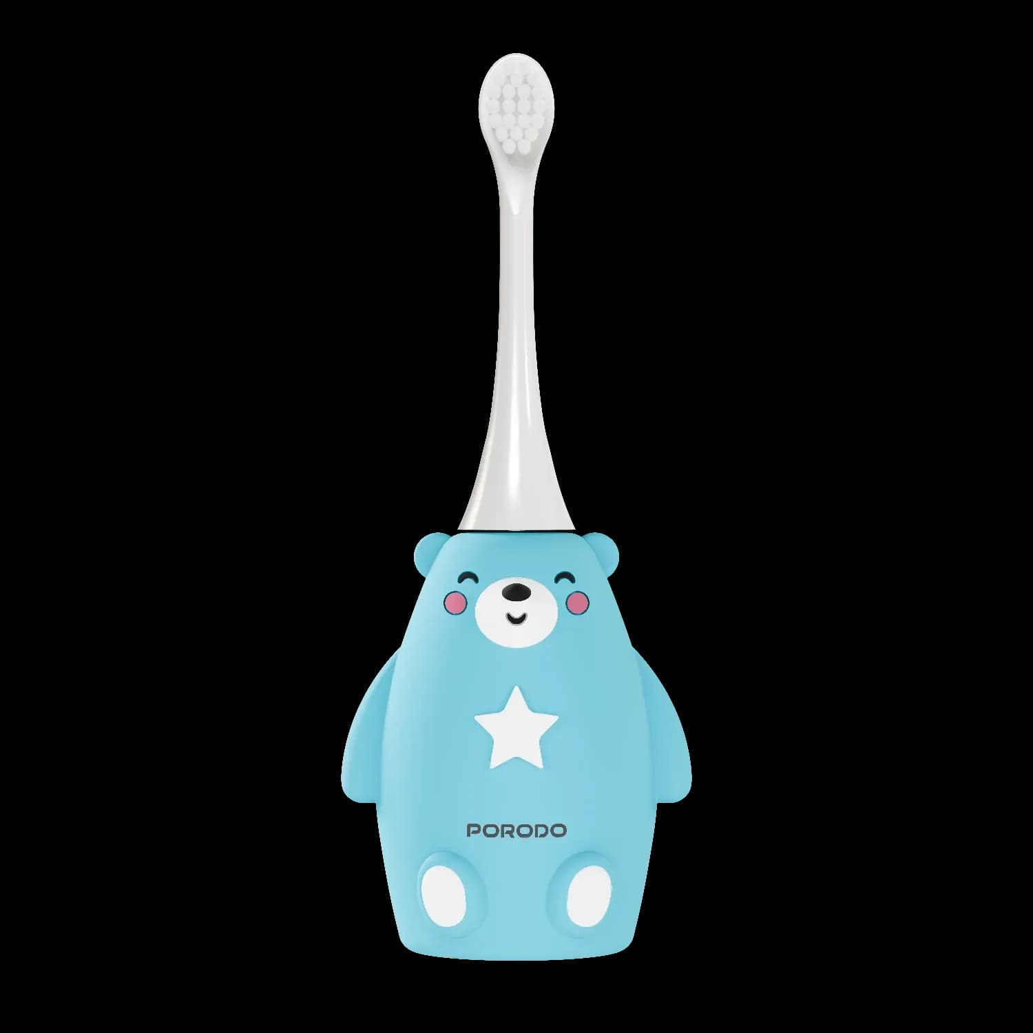 Porodo Electric Silicone Toothbrush Totlo - Kids, Blue 1 Porodo Electric Silicone Toothbrush Totlo - Kids, Blue 1