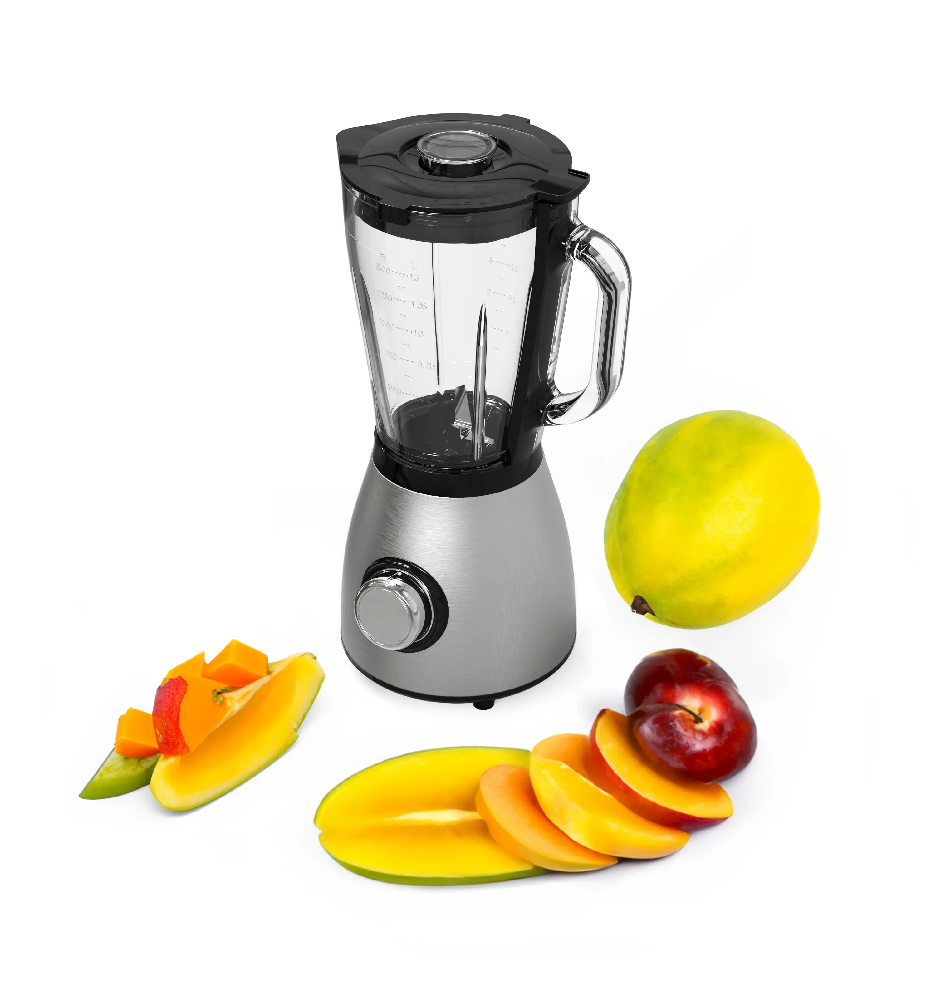 Porodo LifeStyle 800W 1.5L SS Blender with Grinder and BS Plug 3