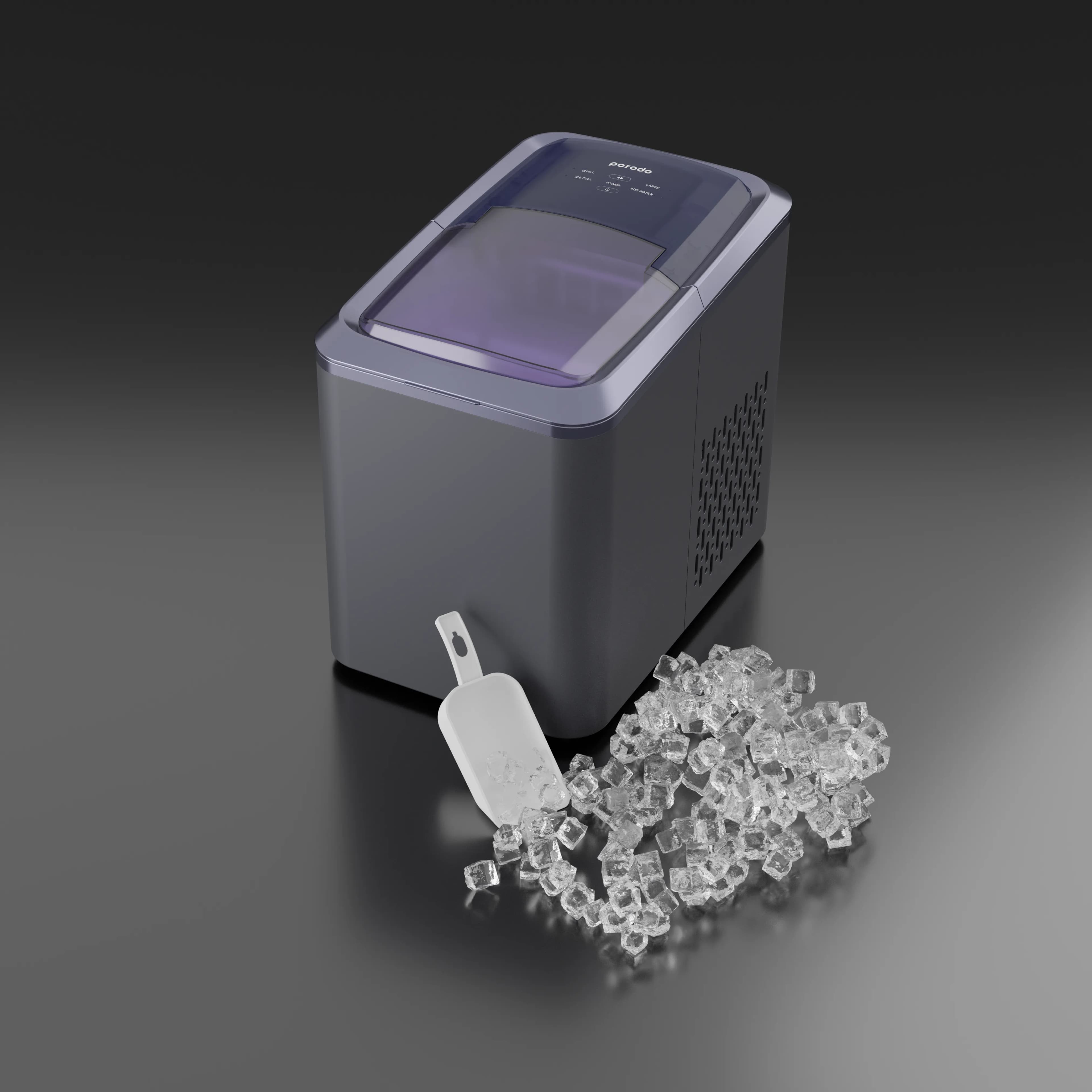 Porodo Lifestyle Portable Outdoor Ice Cube Machine 2.2L 12kg 3